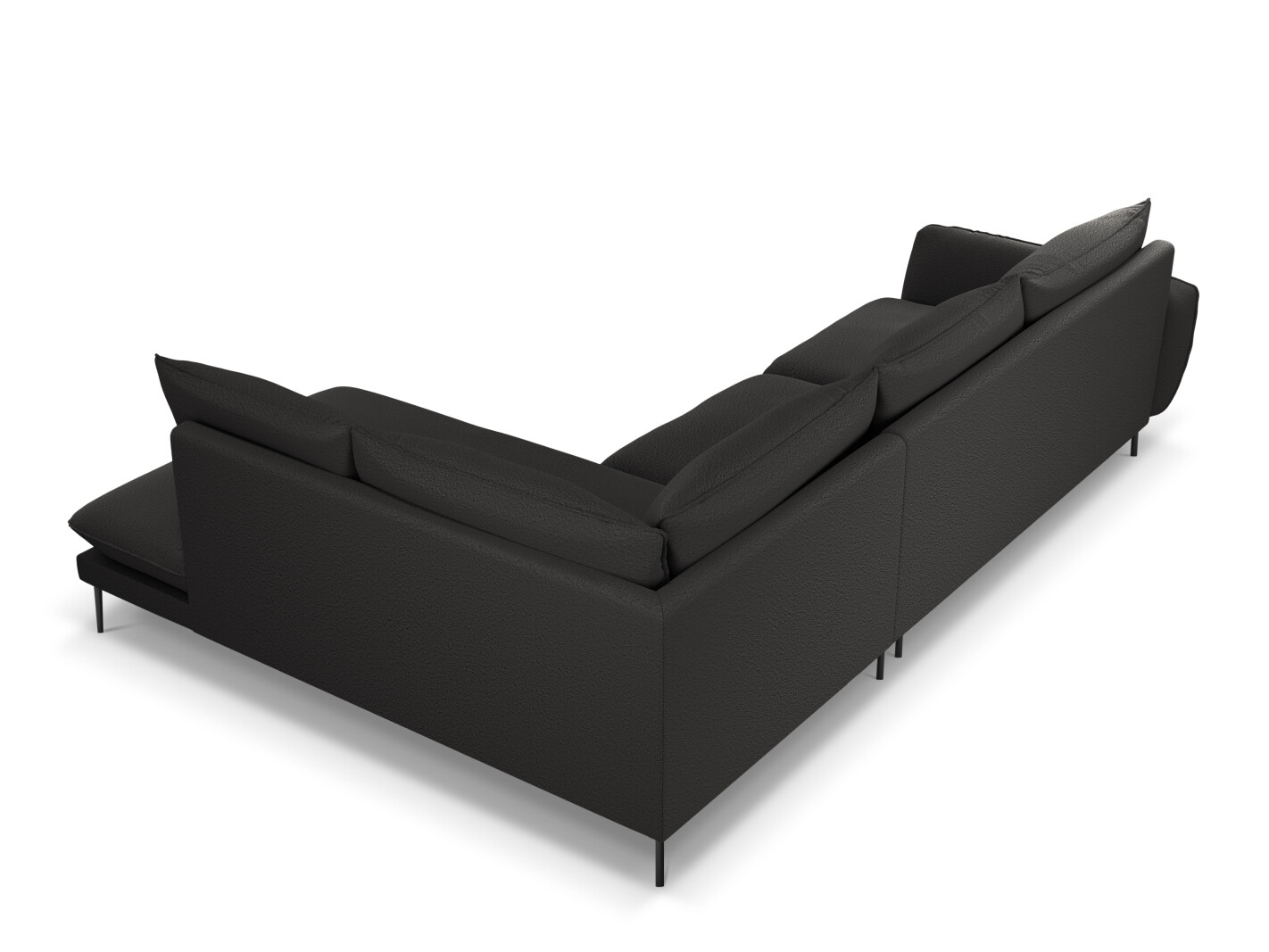 Ъглов диван Ferlevi 112 (Ascot Black)