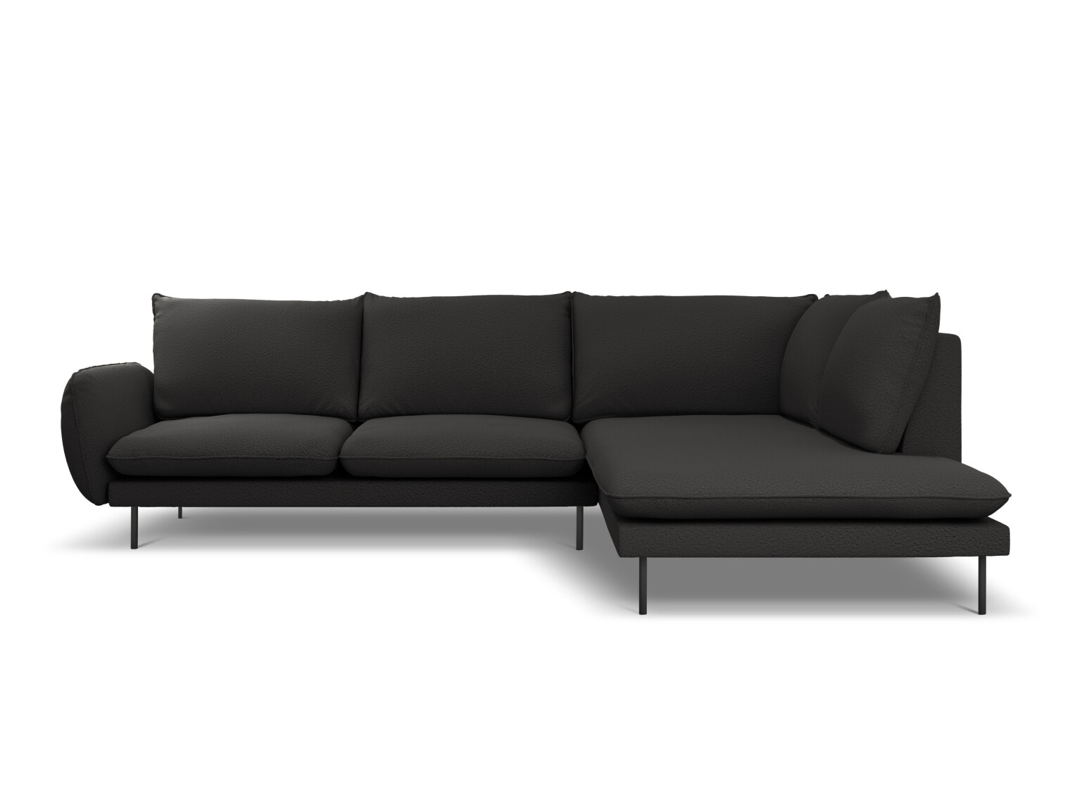 Ъглов диван Ferlevi 130 (Ascot Black)