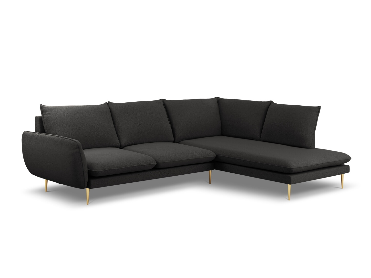 Ъглов диван Ferlevi 130 (Ascot Black)