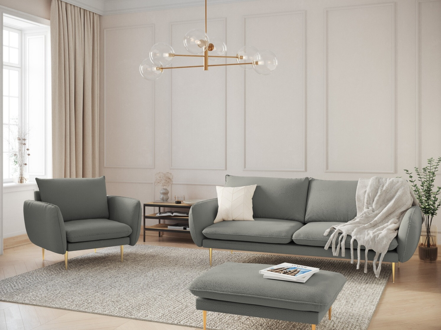 Диван Ferlevi 129 (Ascot Taupe)