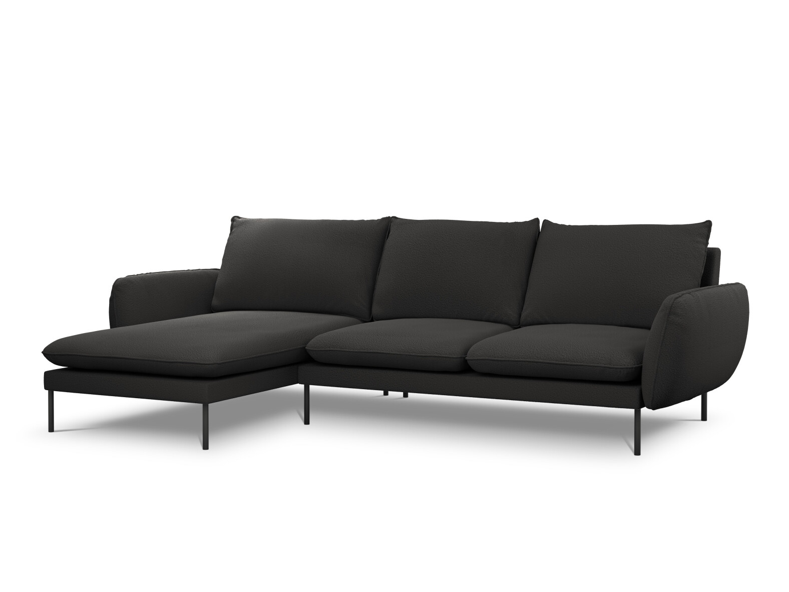 Ъглов диван Ferlevi 113 (Ascot Black)