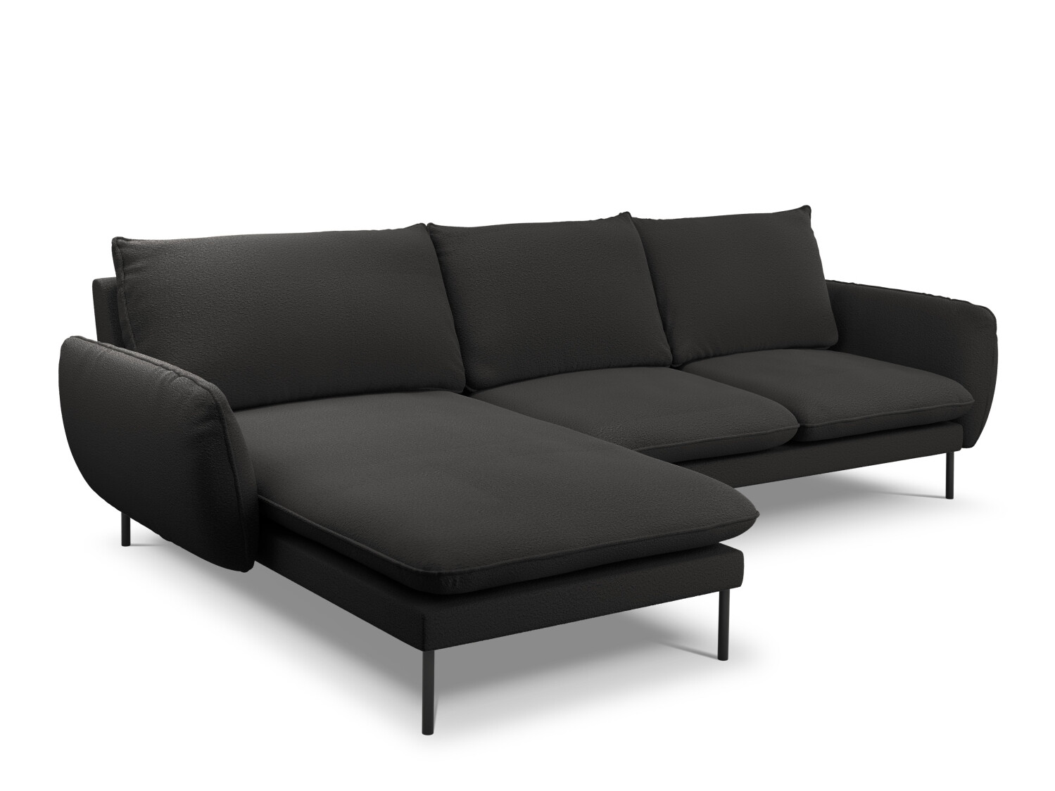 Ъглов диван Ferlevi 113 (Ascot Black)