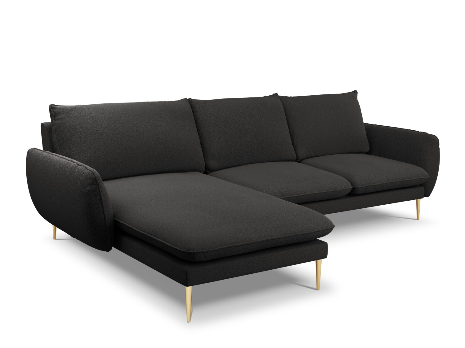 Ъглов диван Ferlevi 113 (Ascot Black)