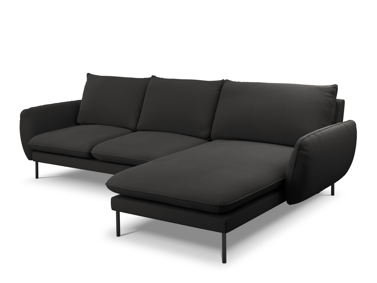 Ъглов диван Ferlevi 113 (Ascot Black)