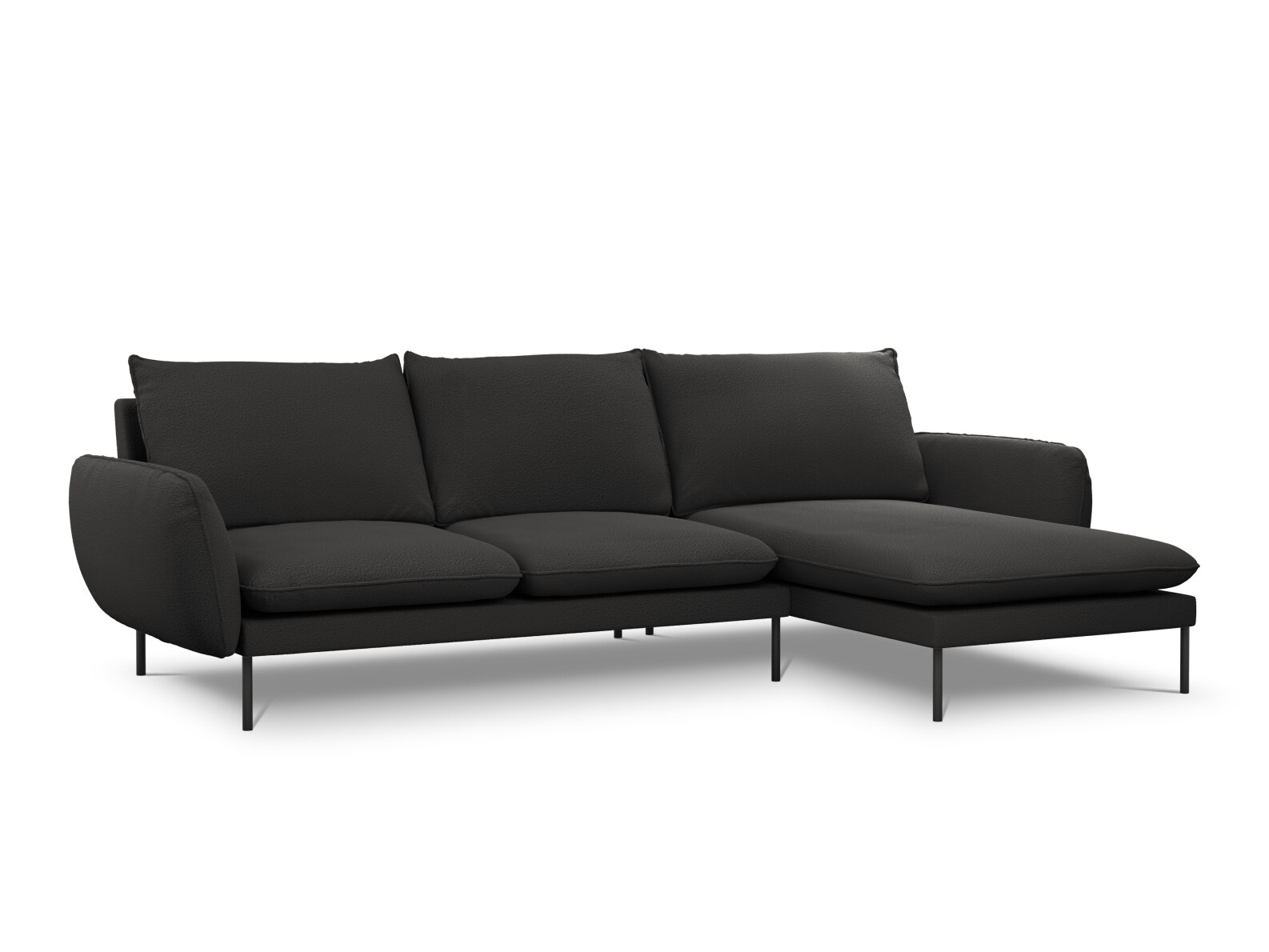 Ъглов диван Ferlevi 131 (Ascot Black)