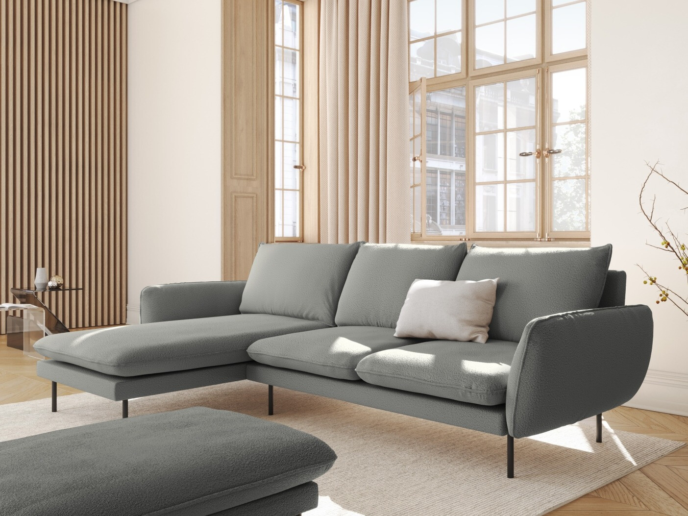 Ъглов диван Ferlevi 131 (Ascot Taupe)