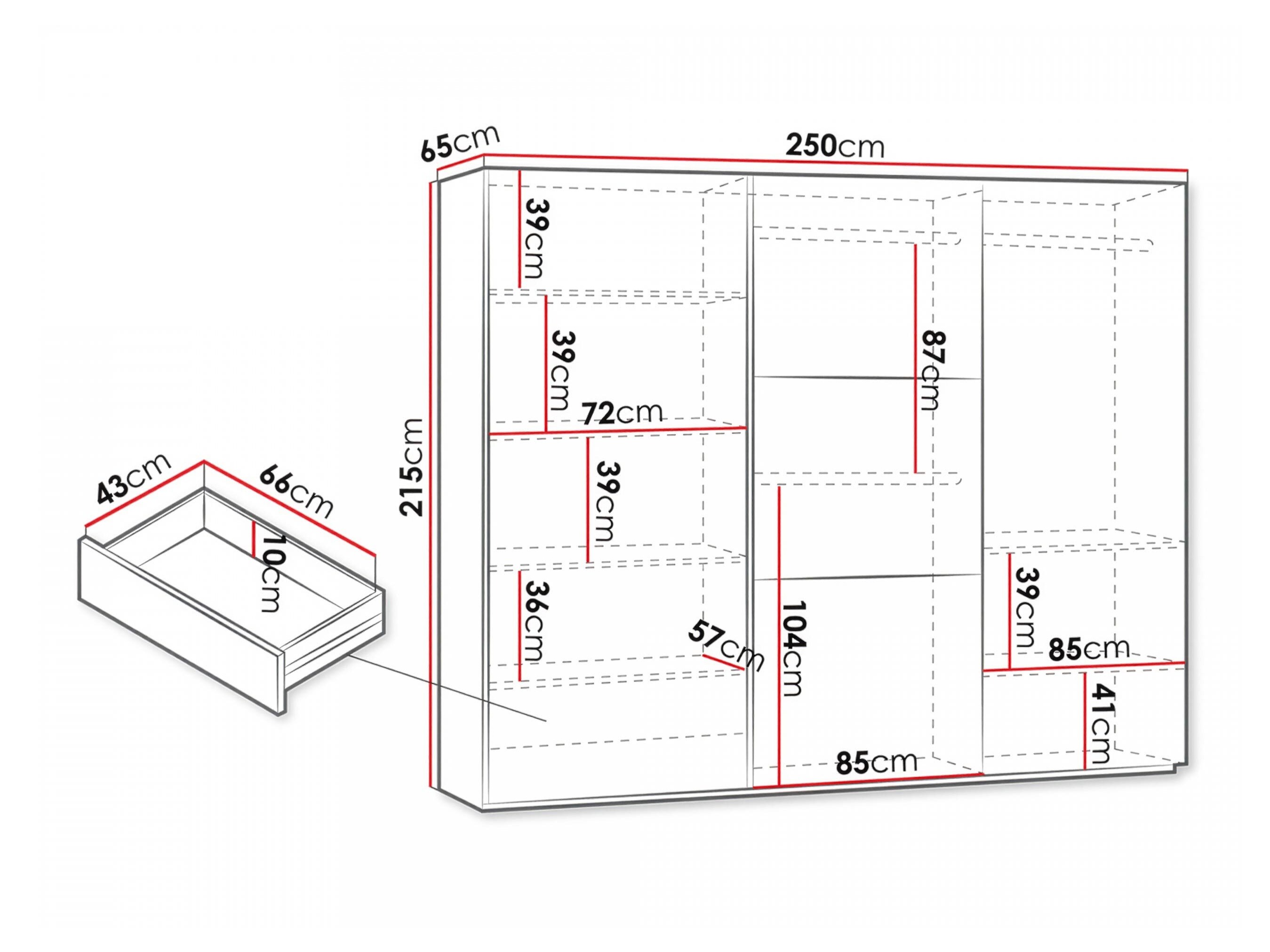 Гардероб Honolulu 126 (Графит)