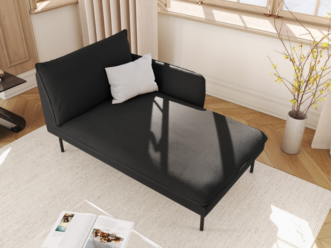 Кушетка Ferlevi 116 (Ascot Black)