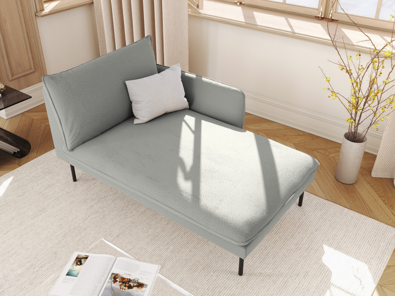 Кушетка Ferlevi 134 (Ascot Taupe)
