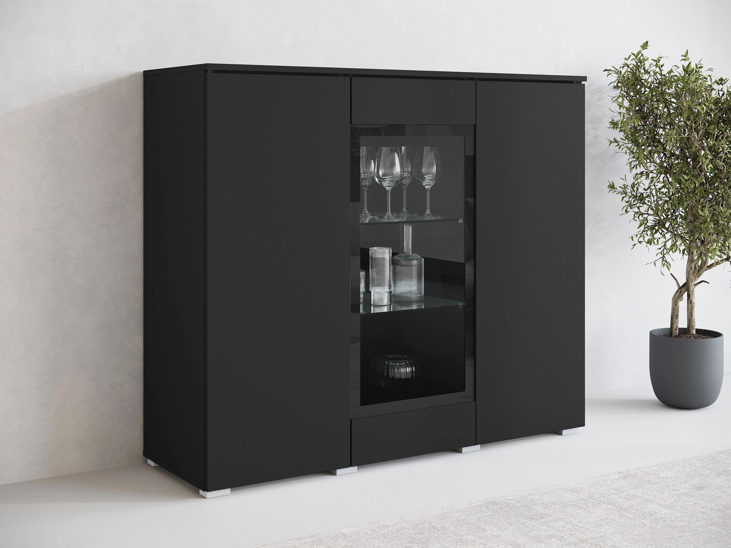 Шкаф Mirfivo 103 (Графит)