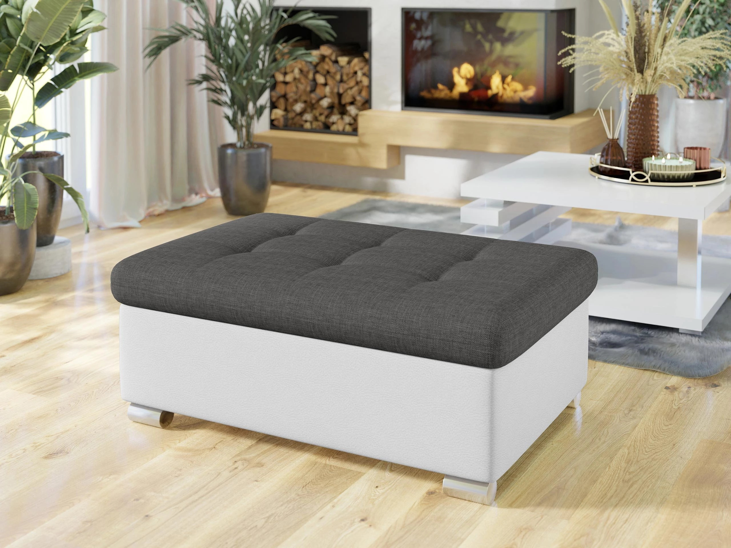Тапицирана пейка Comfivo Gemma I (Soft 017 + Lux 06)