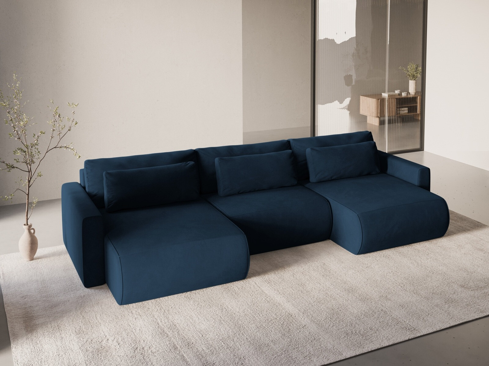 Ъглов диван Beckley 388 (Magic Velvet 2204)