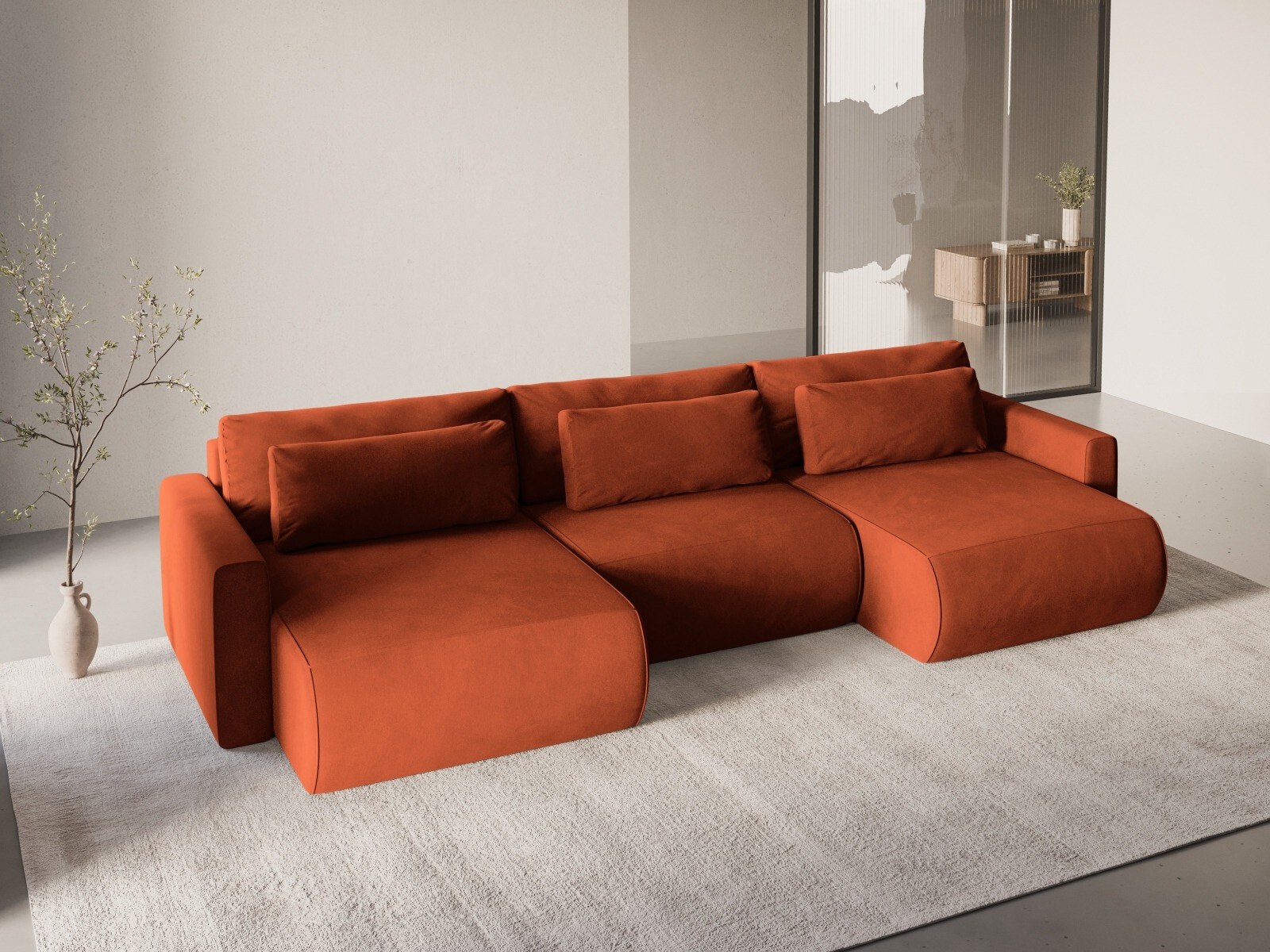 Ъглов диван Beckley 388 (Magic Velvet 2285)