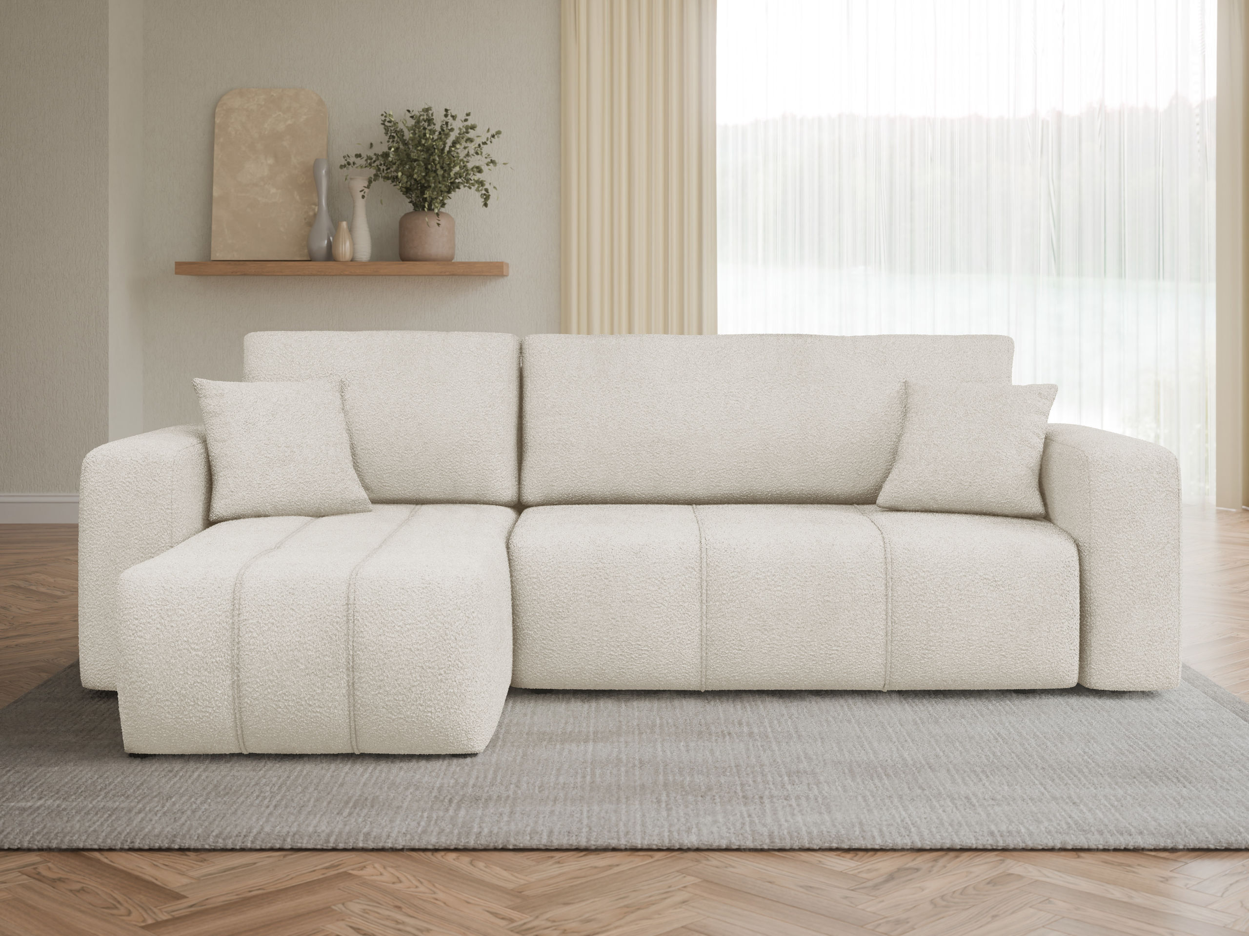 Ъглов диван Comfivo Laurus (Coral 65)