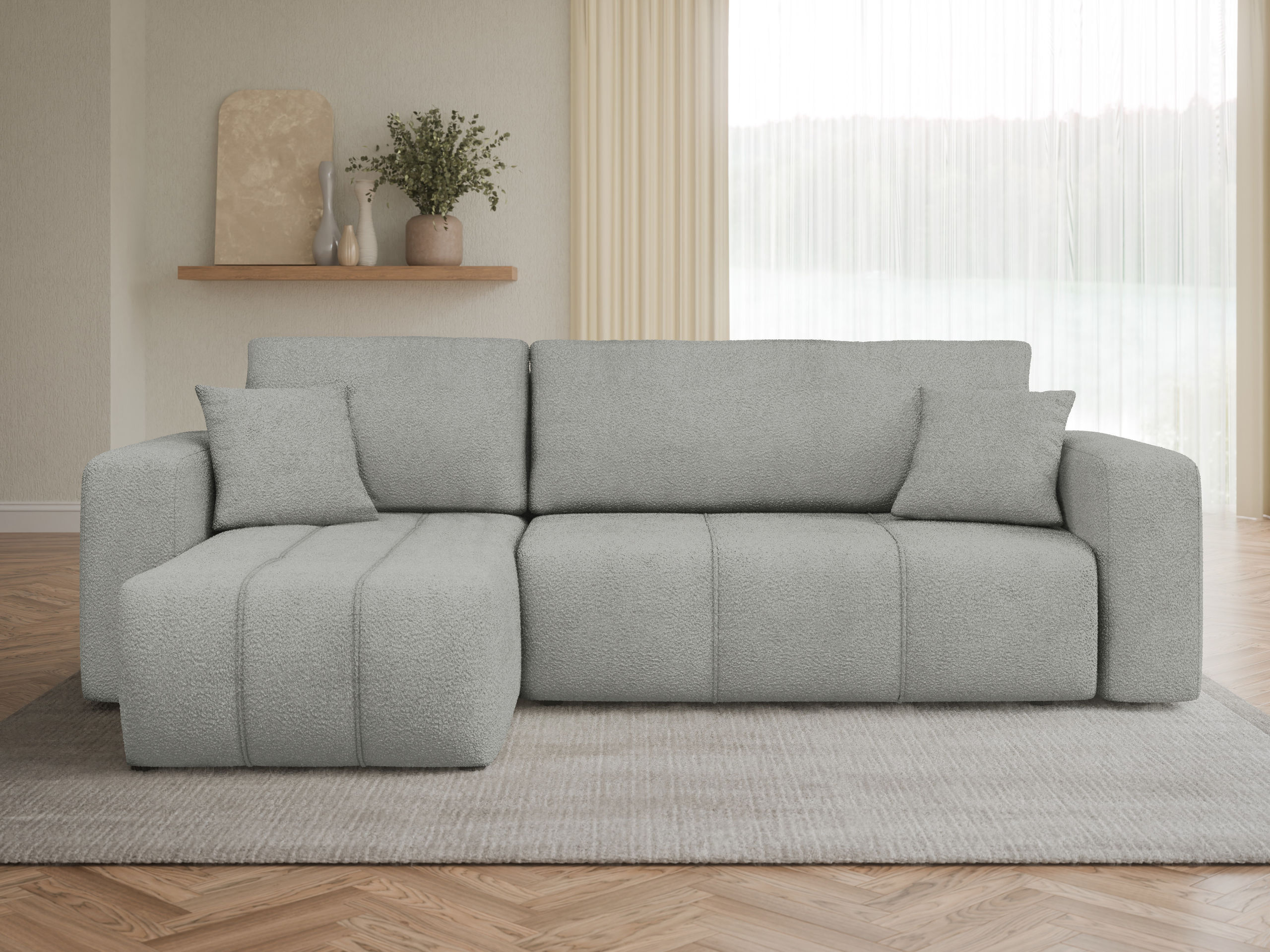 Ъглов диван Comfivo Laurus (Coral 75)