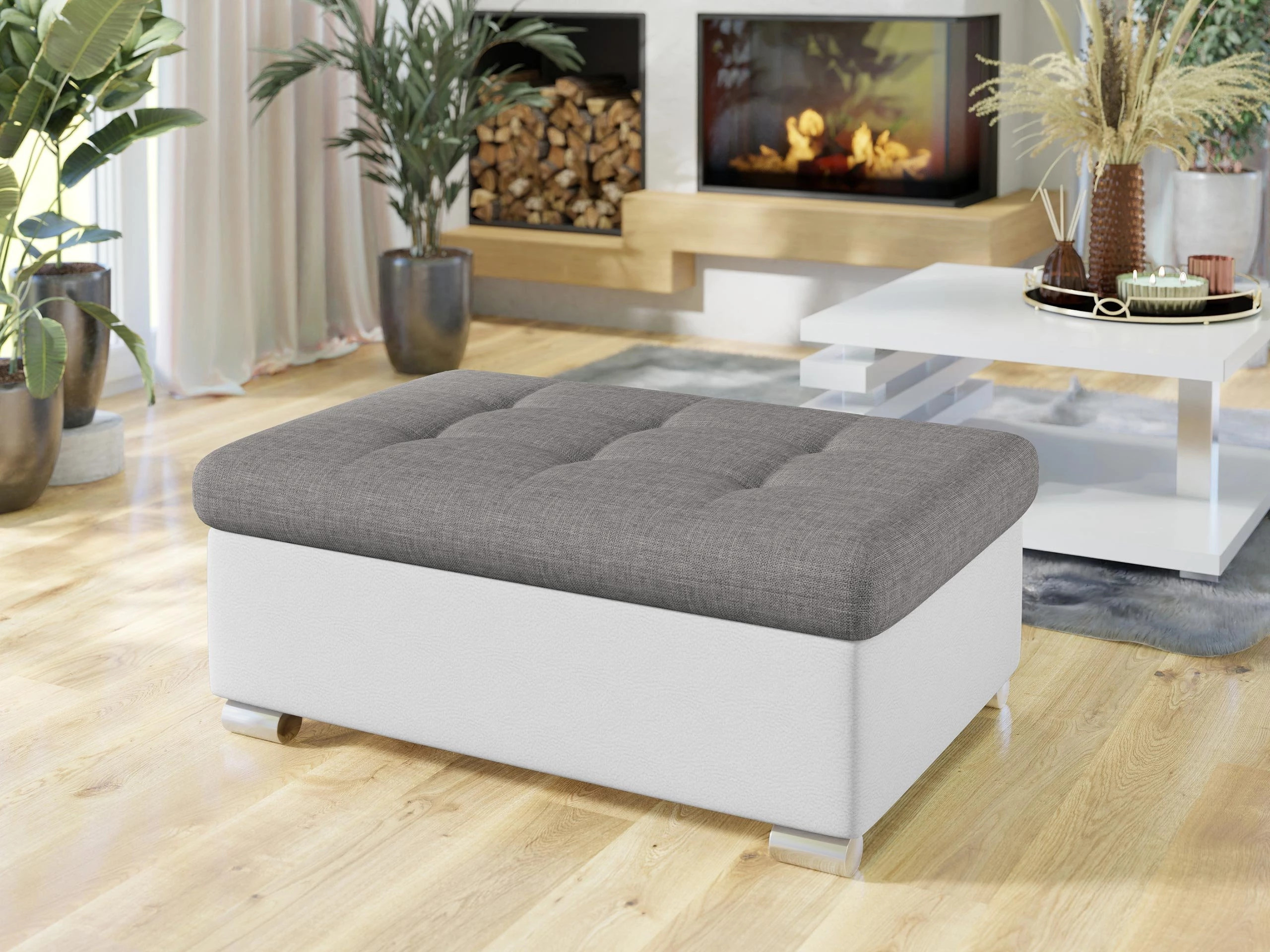 Тапицирана пейка Comfivo Gemma I (Soft 017 + Lux 05)