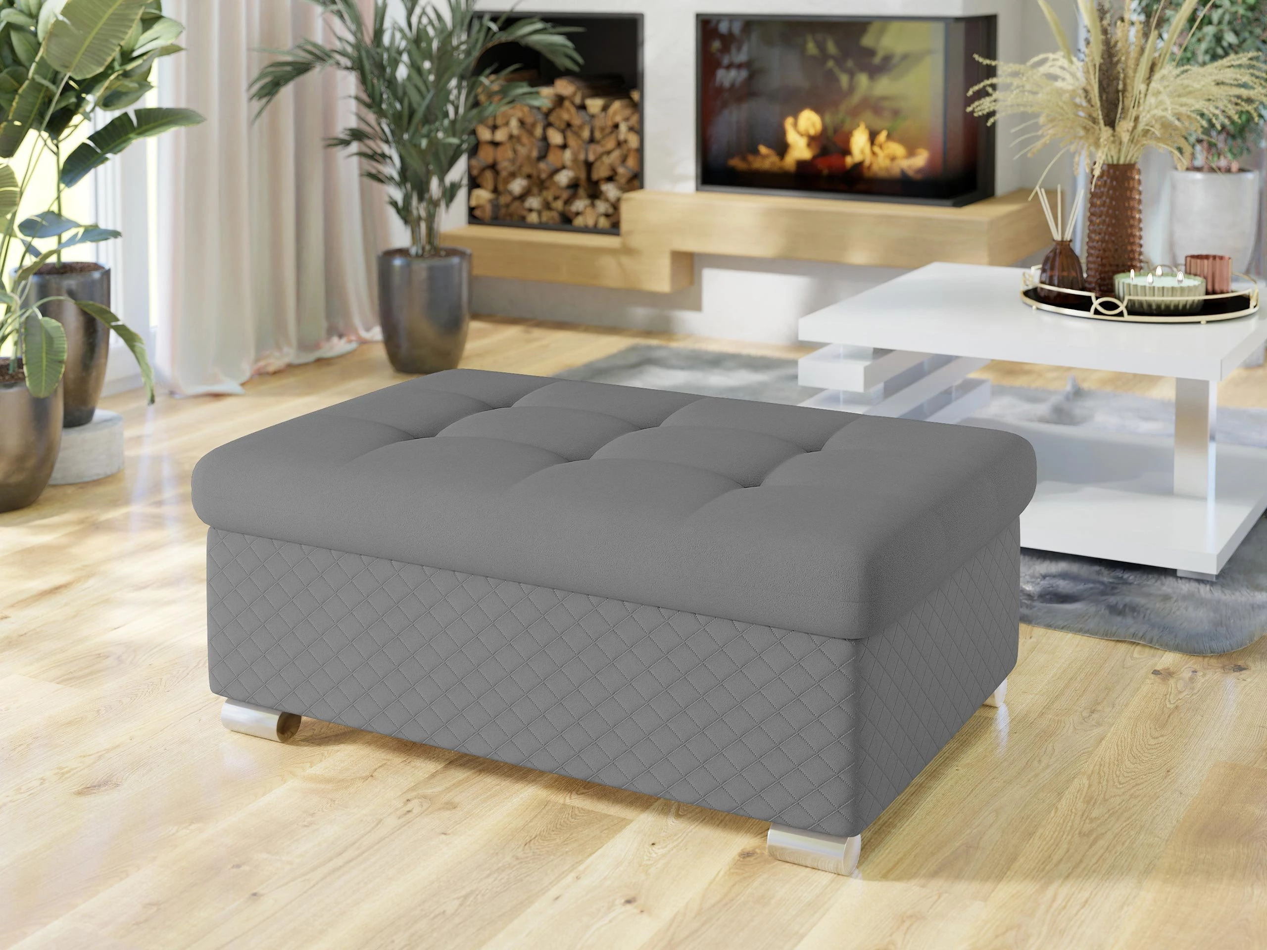 Тапицирана пейка Comfivo Gemma I (Uttario Velvet 2972-U03 + Uttario Velvet 2972)