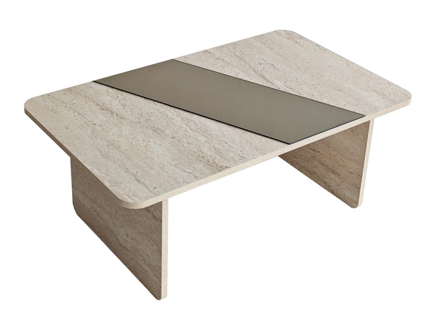 Масичка за кафе Kailua 2816 (Лек травертин)