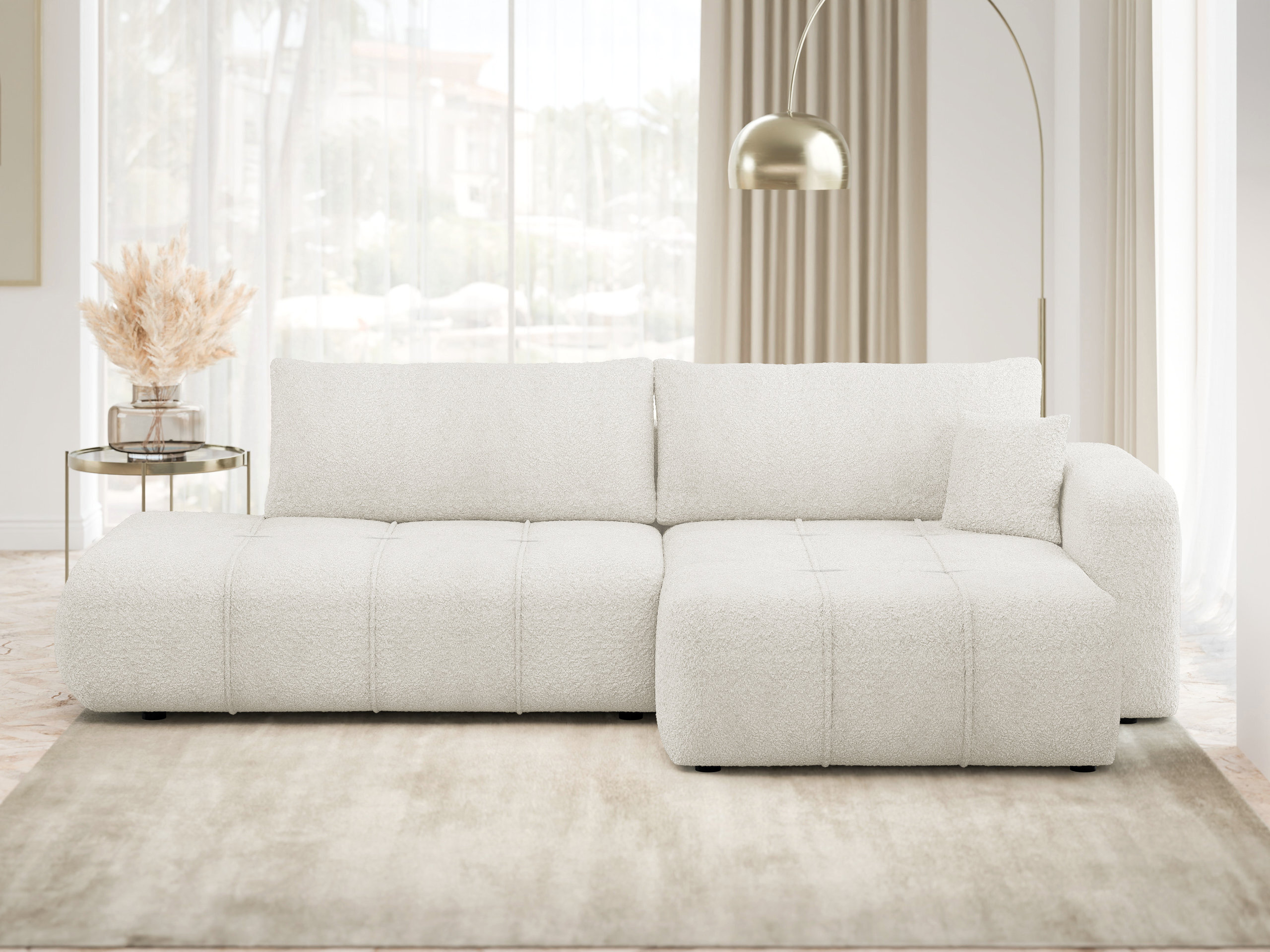 Ъглов диван Comfivo Laurus III (Coral 15)