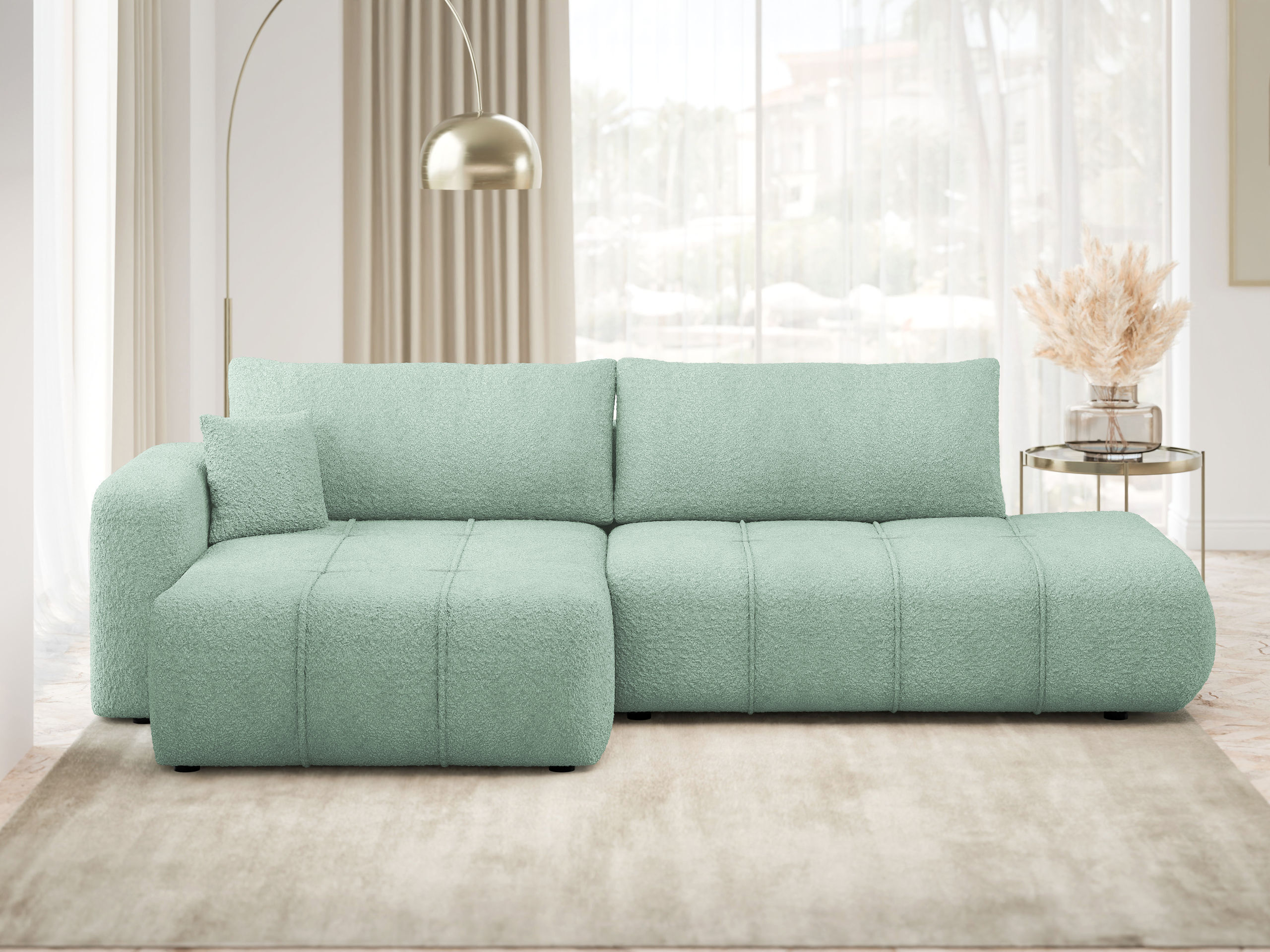 Ъглов диван Comfivo Laurus III (Coral 55)