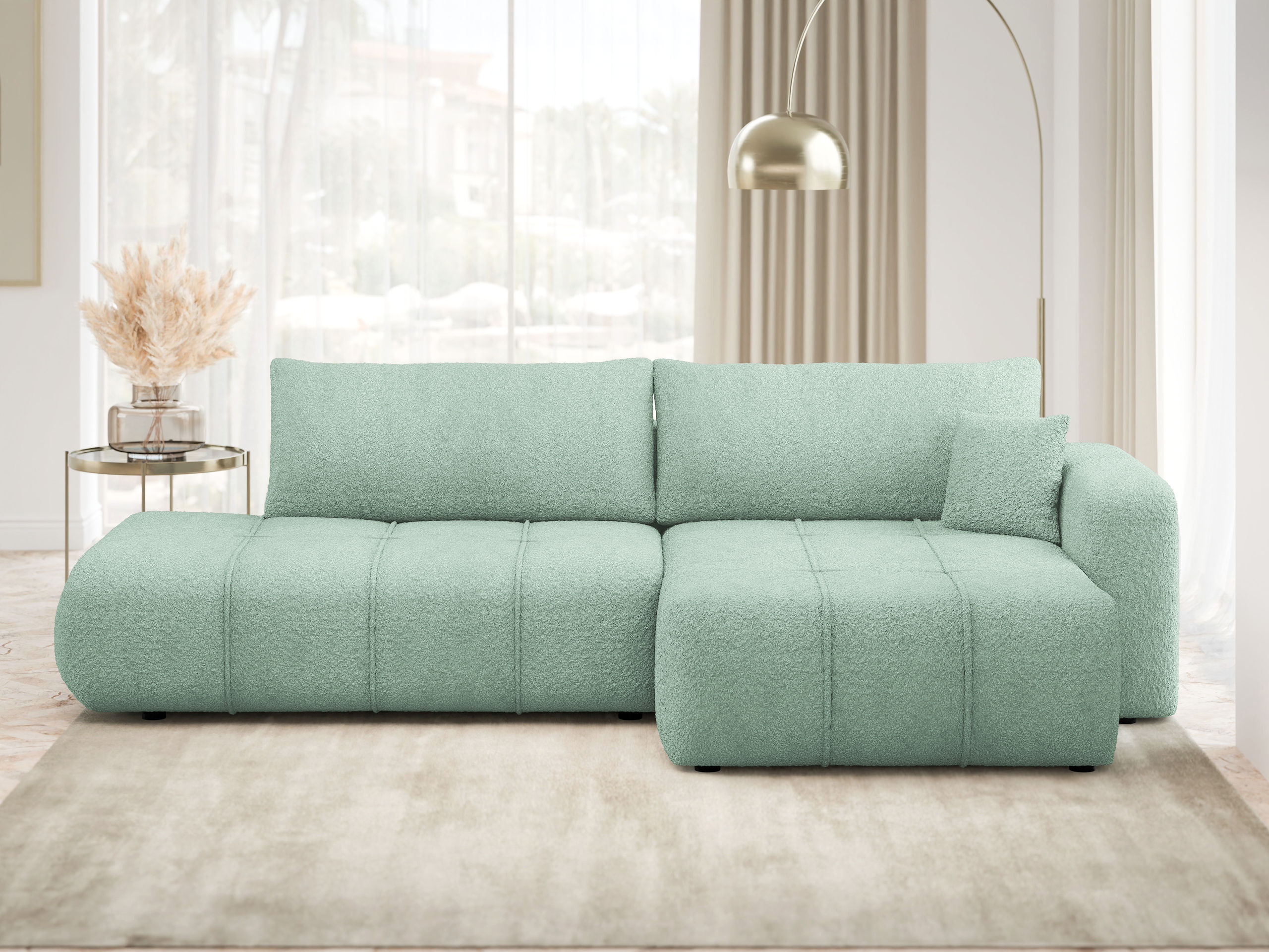 Ъглов диван Comfivo Laurus III (Coral 55)