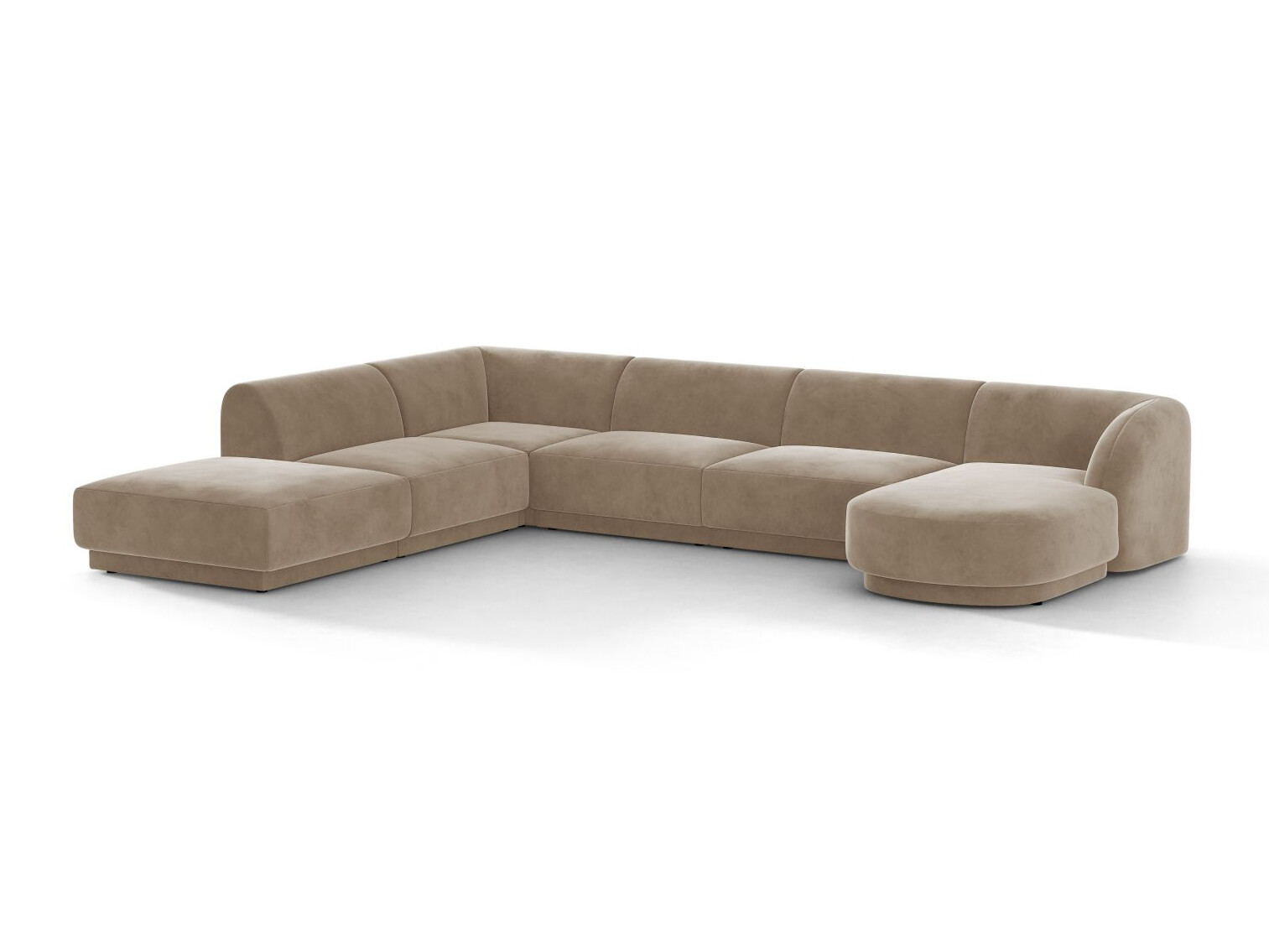 Модулен ъглов диван Tivlomi 107 (Bluvel 40)