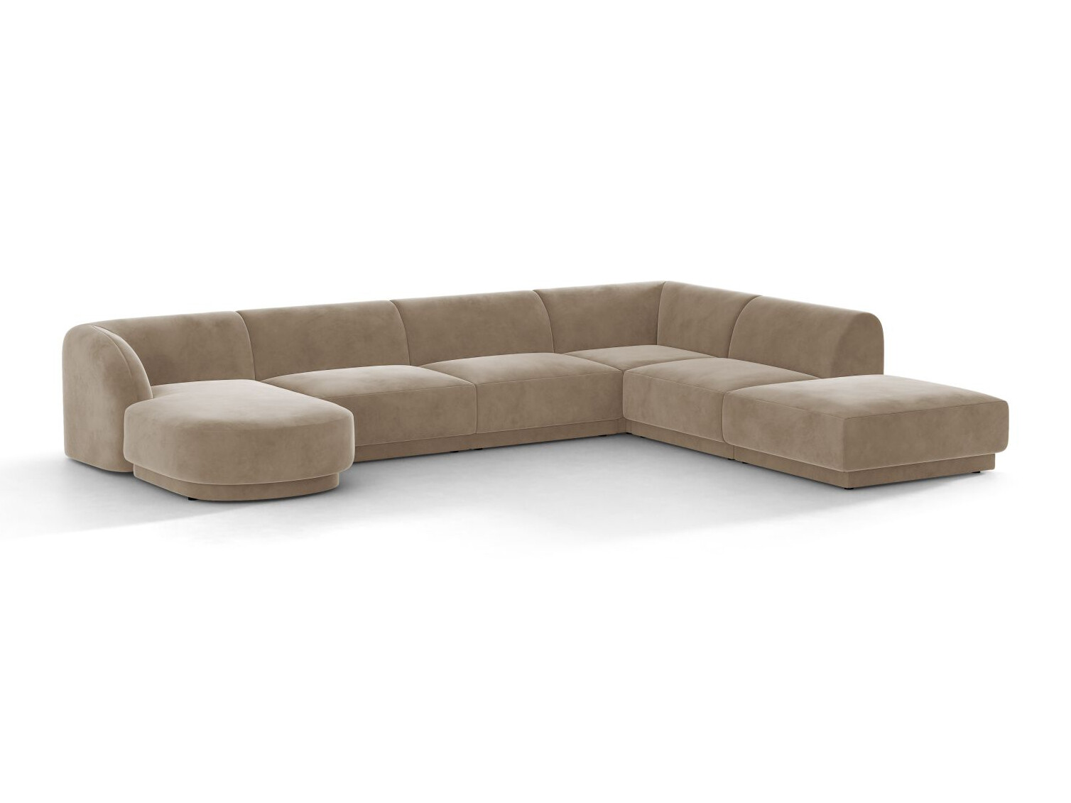 Модулен ъглов диван Tivlomi 107 (Bluvel 40)