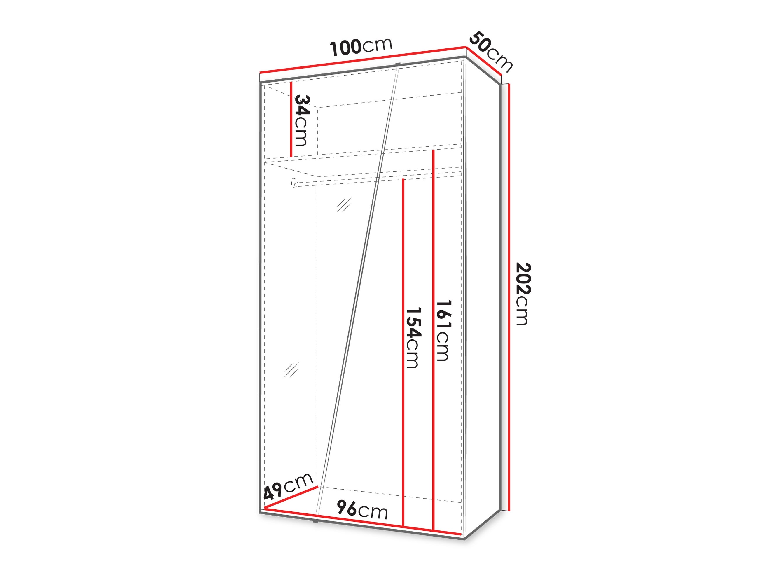 Гардероб Hartford 633 (Орех)