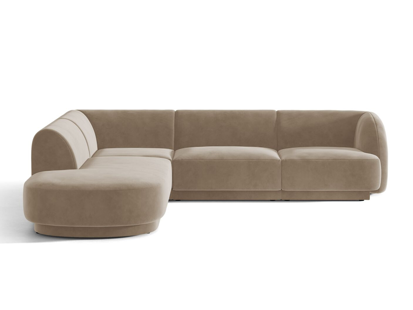 Модулен ъглов диван Tivlomi 106 (Bluvel 40)
