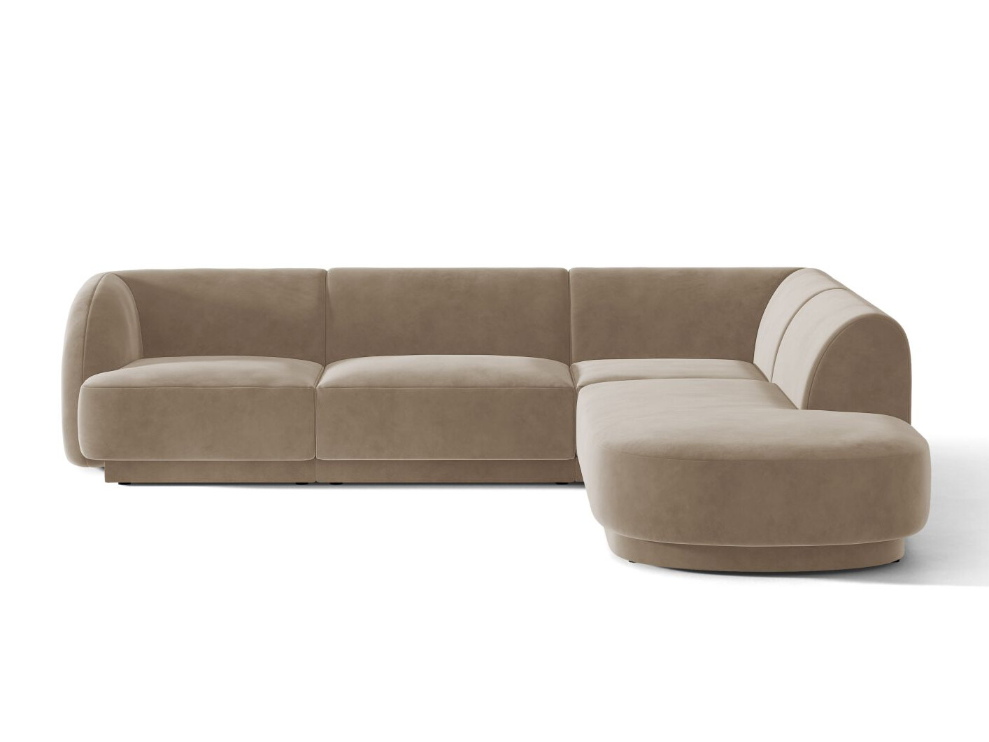 Модулен ъглов диван Tivlomi 106 (Bluvel 40)