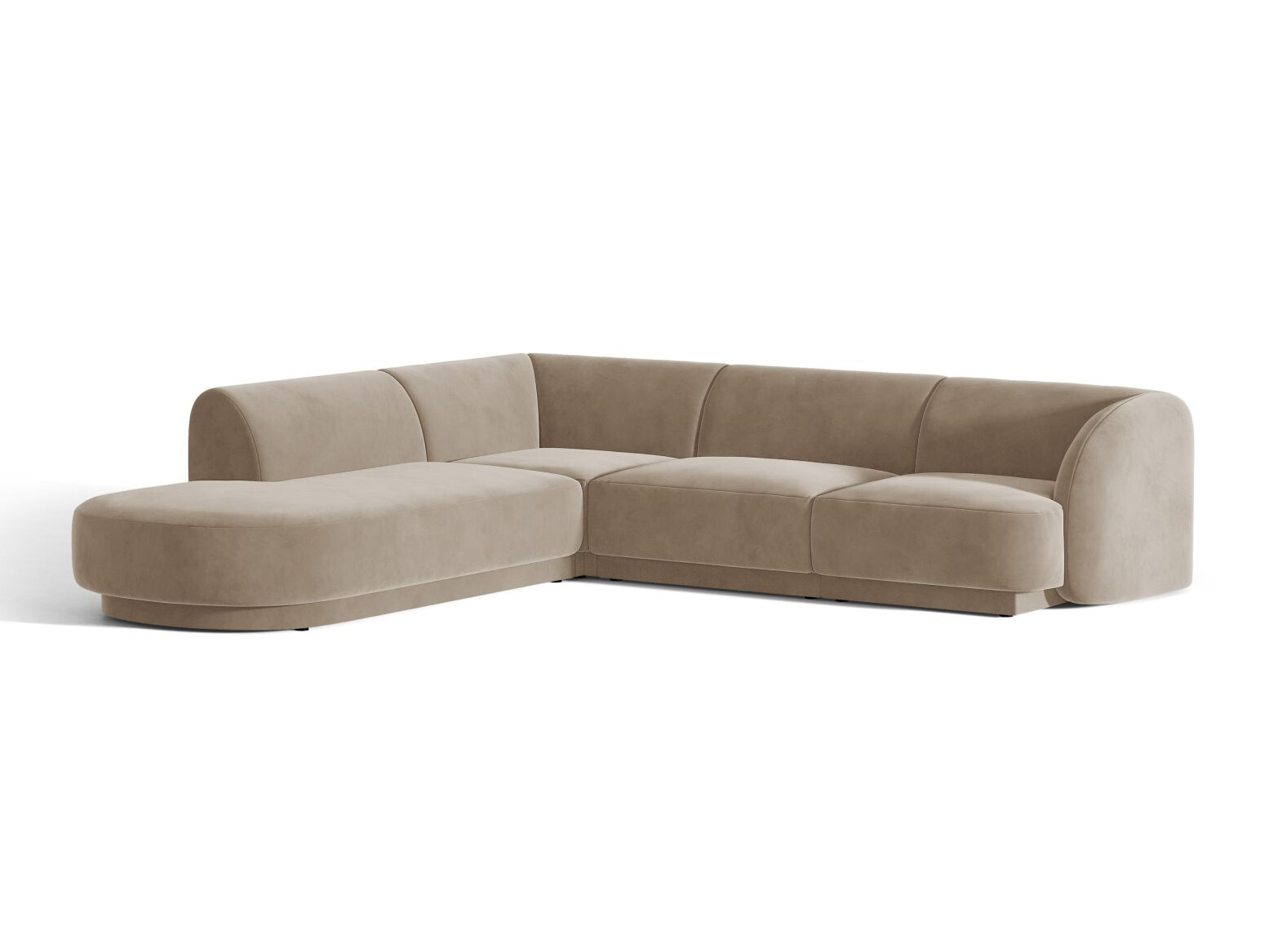 Модулен ъглов диван Tivlomi 106 (Bluvel 40)