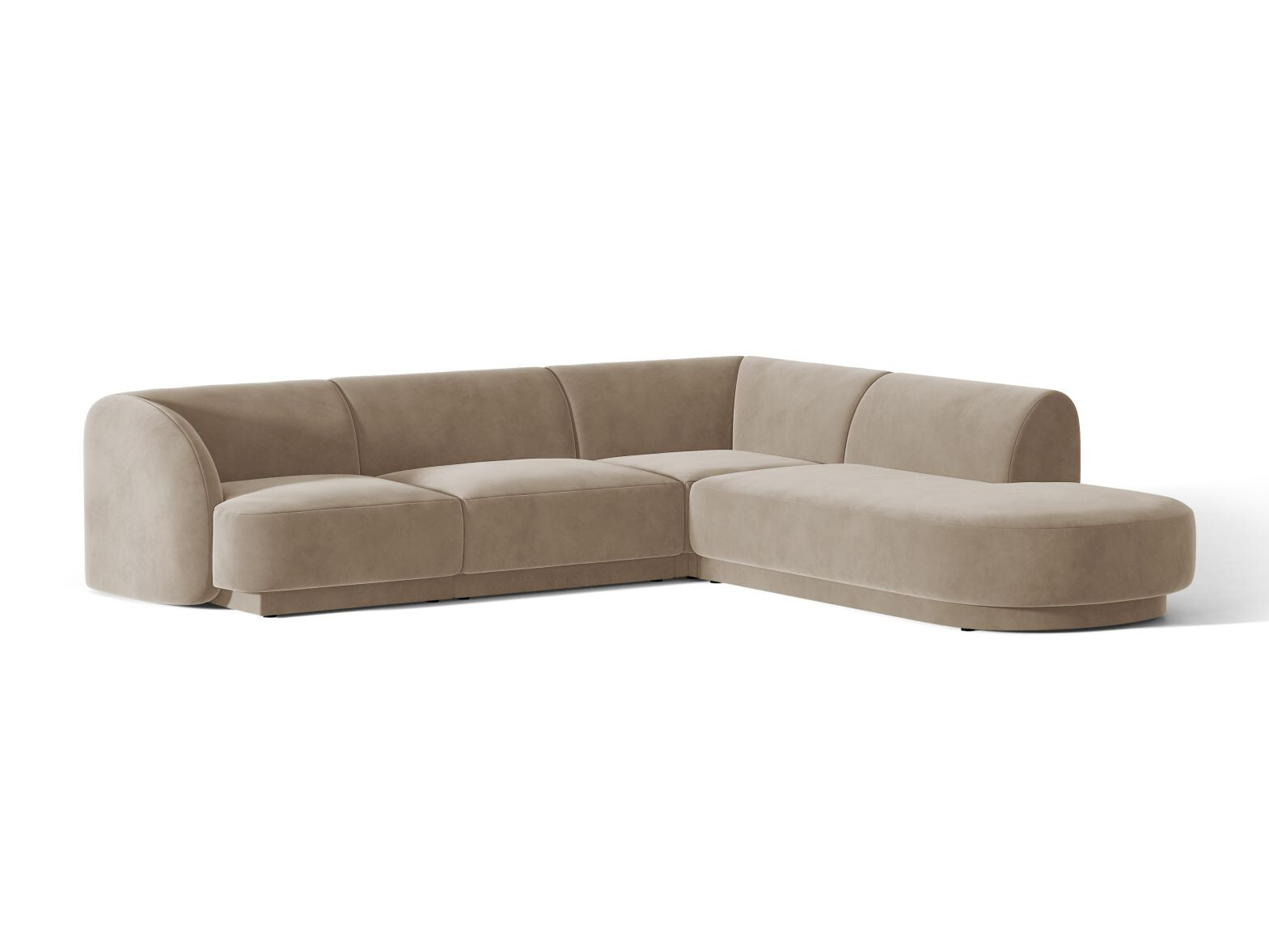 Модулен ъглов диван Tivlomi 106 (Bluvel 40)