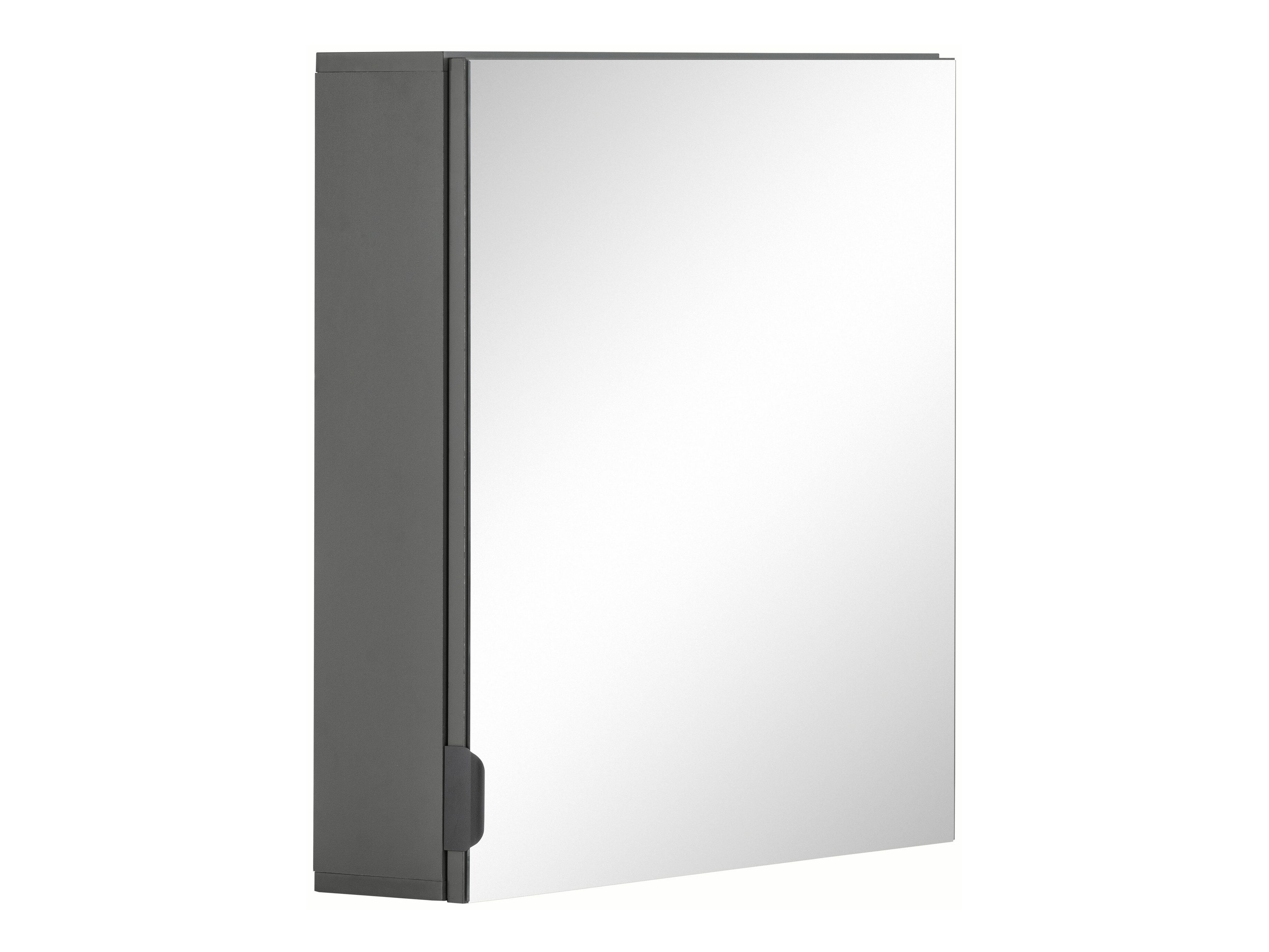 Шкаф за баня с огледало Tivcore 102 (Сив)