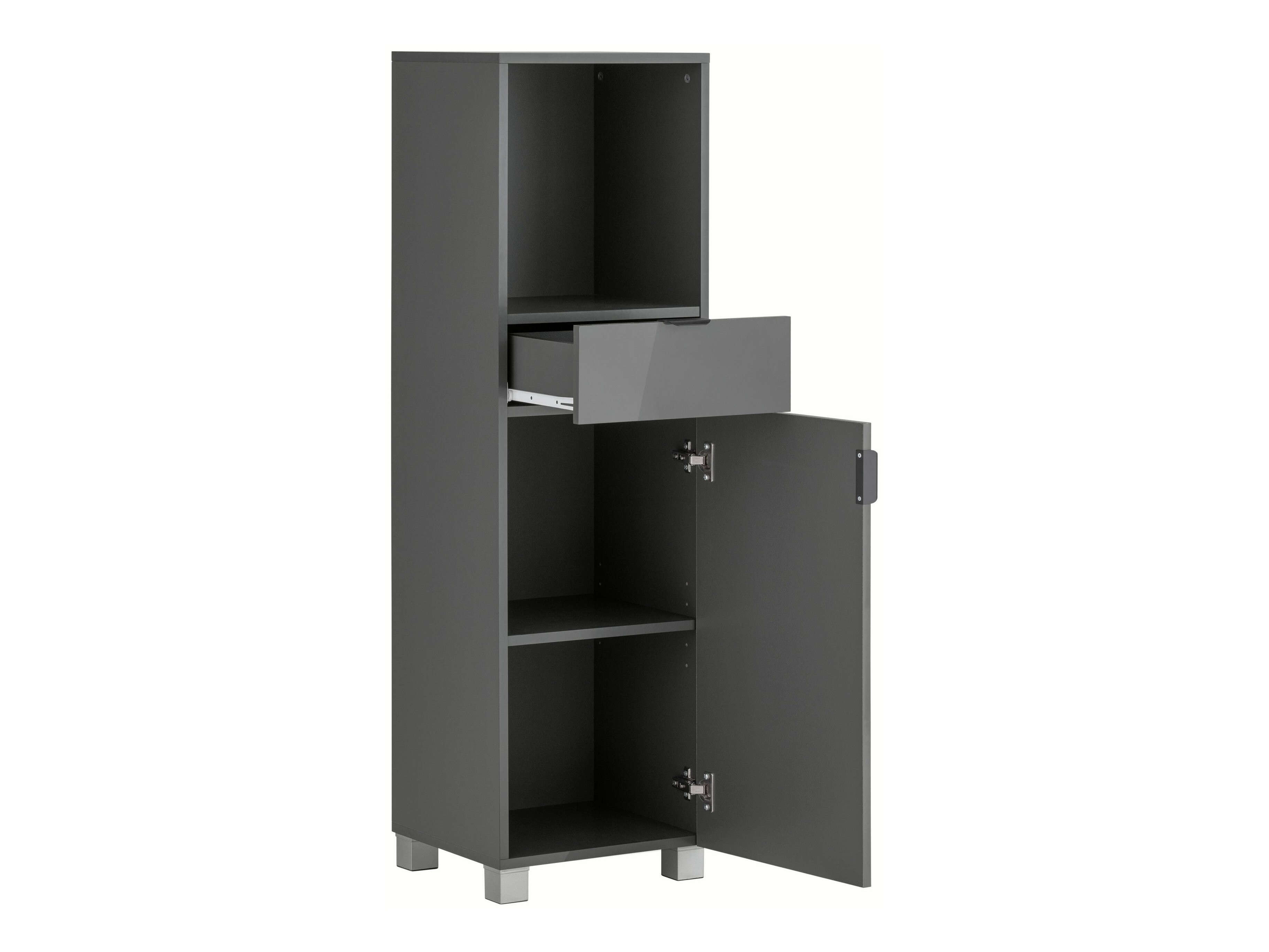 Стоящ шкаф за баня Tivcore 103 (Сив)