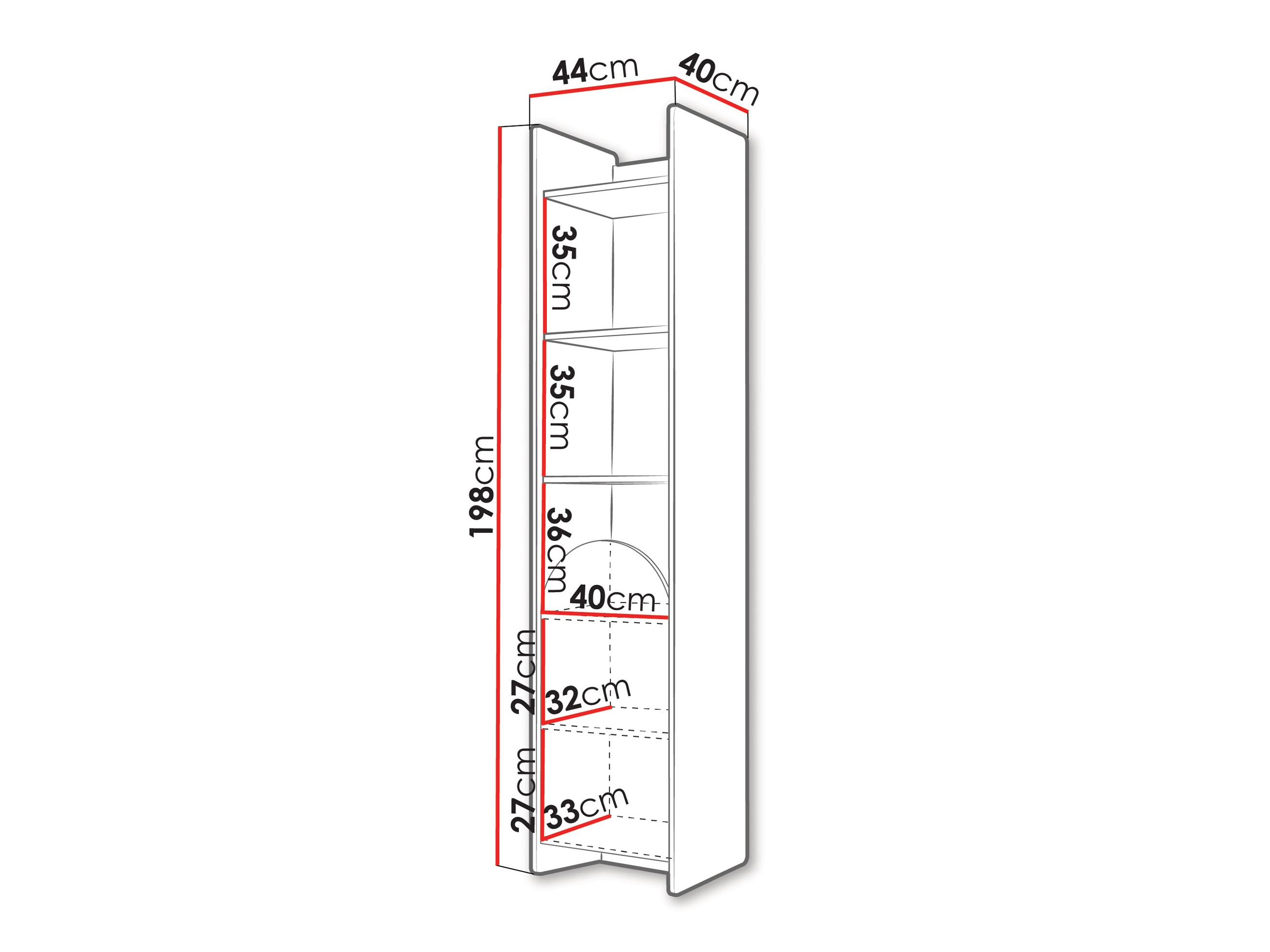 Етажерка Fivelbi 102 (Роза)