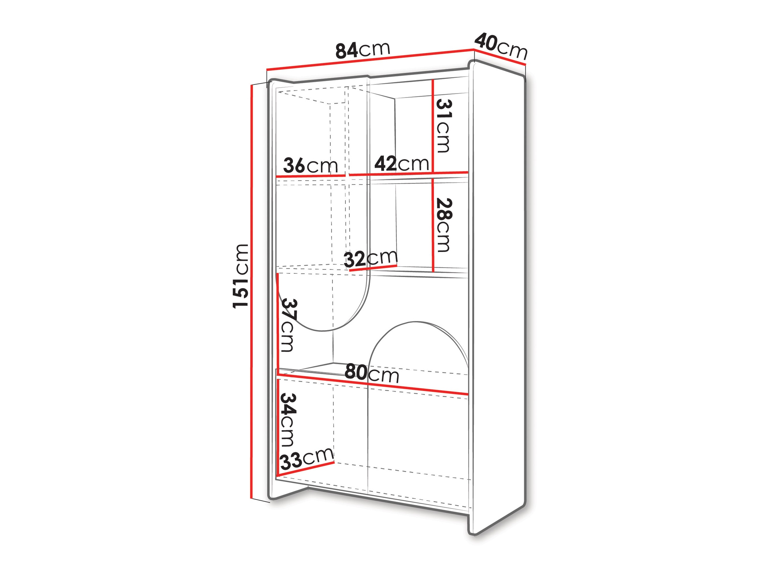 Етажерка Fivelbi 106 (Роза)