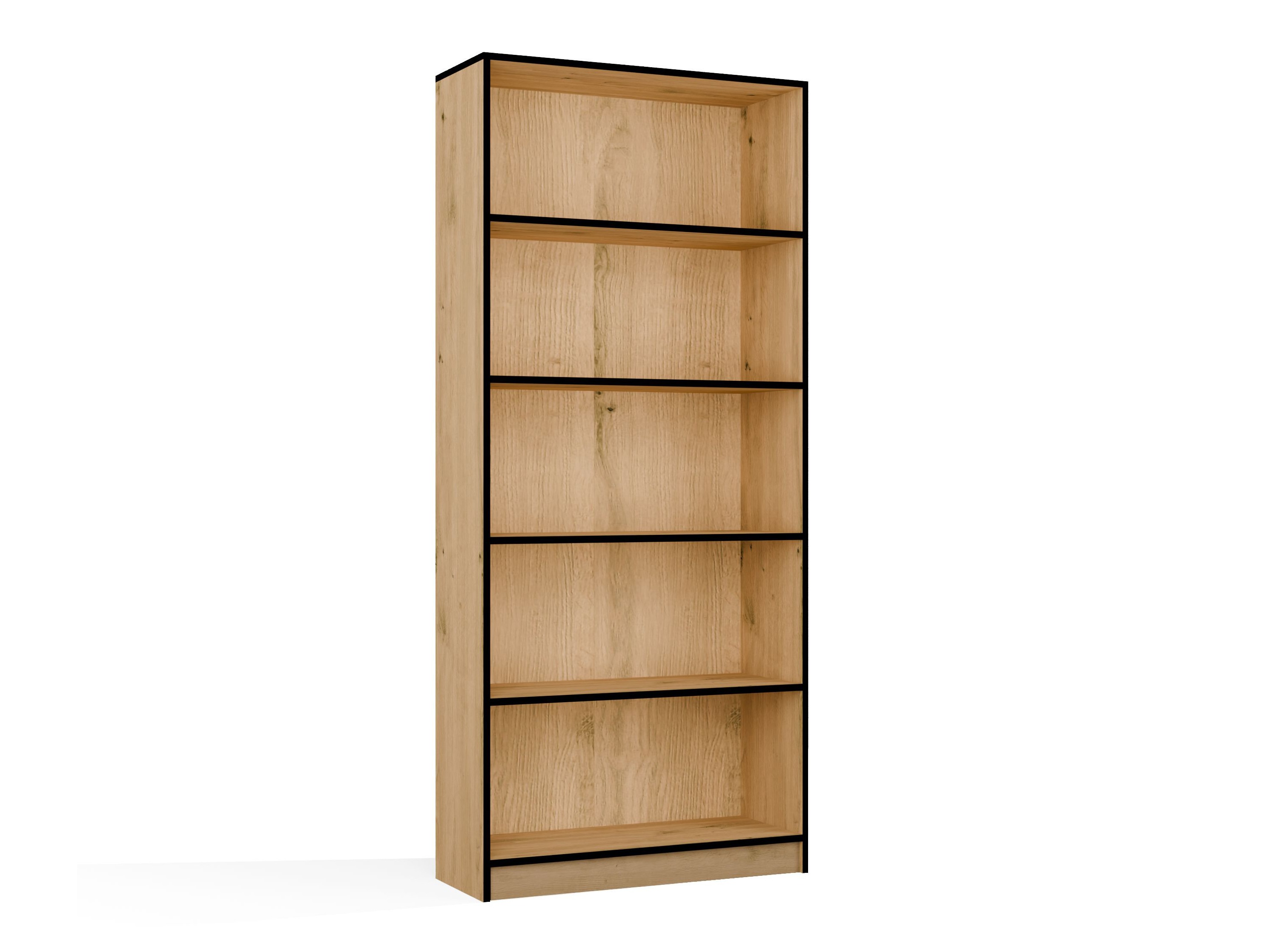 Етажерка Mandeville 253 (Artisan дъб + Черен)