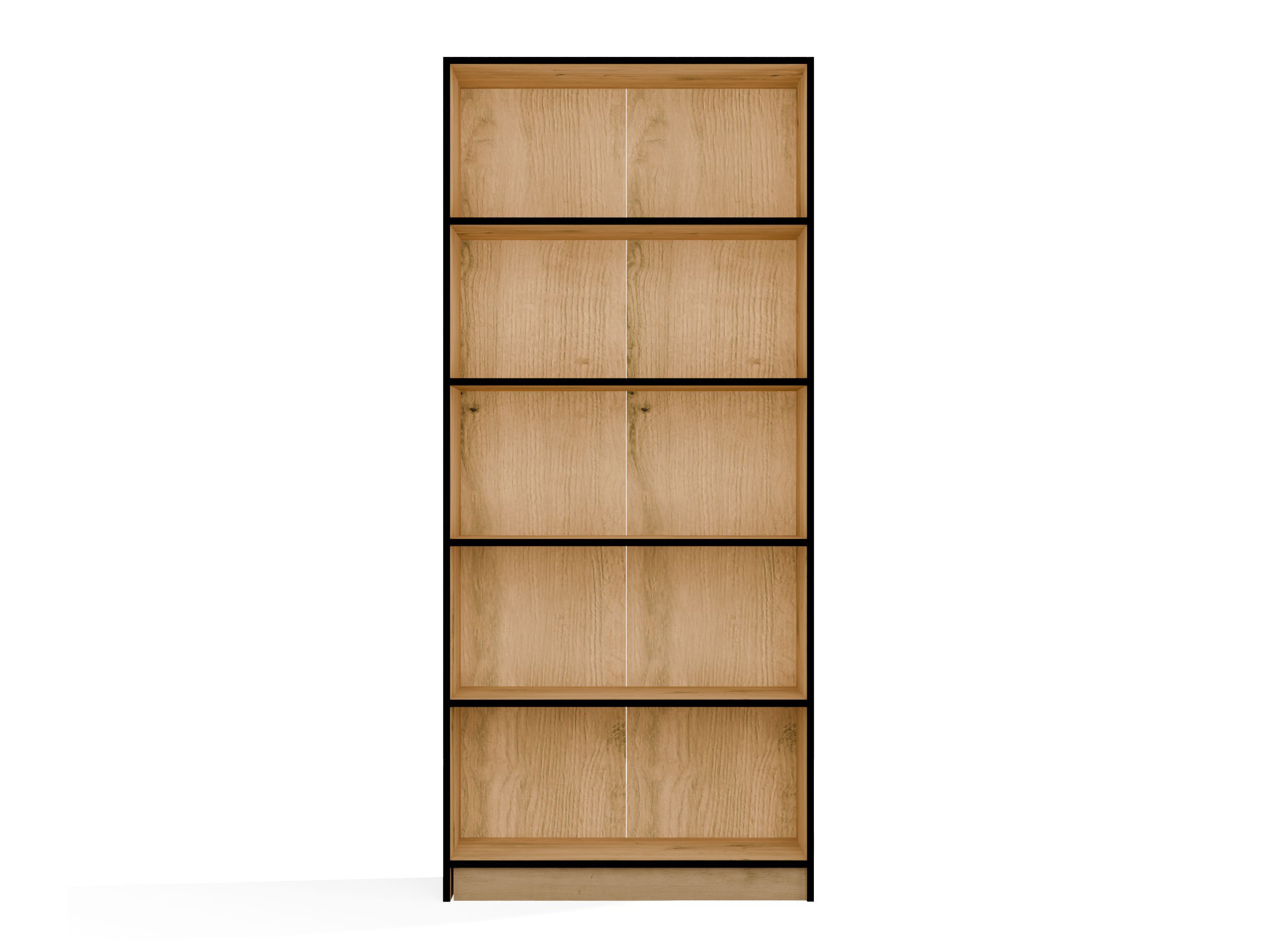 Етажерка Mandeville 253 (Artisan дъб + Черен)