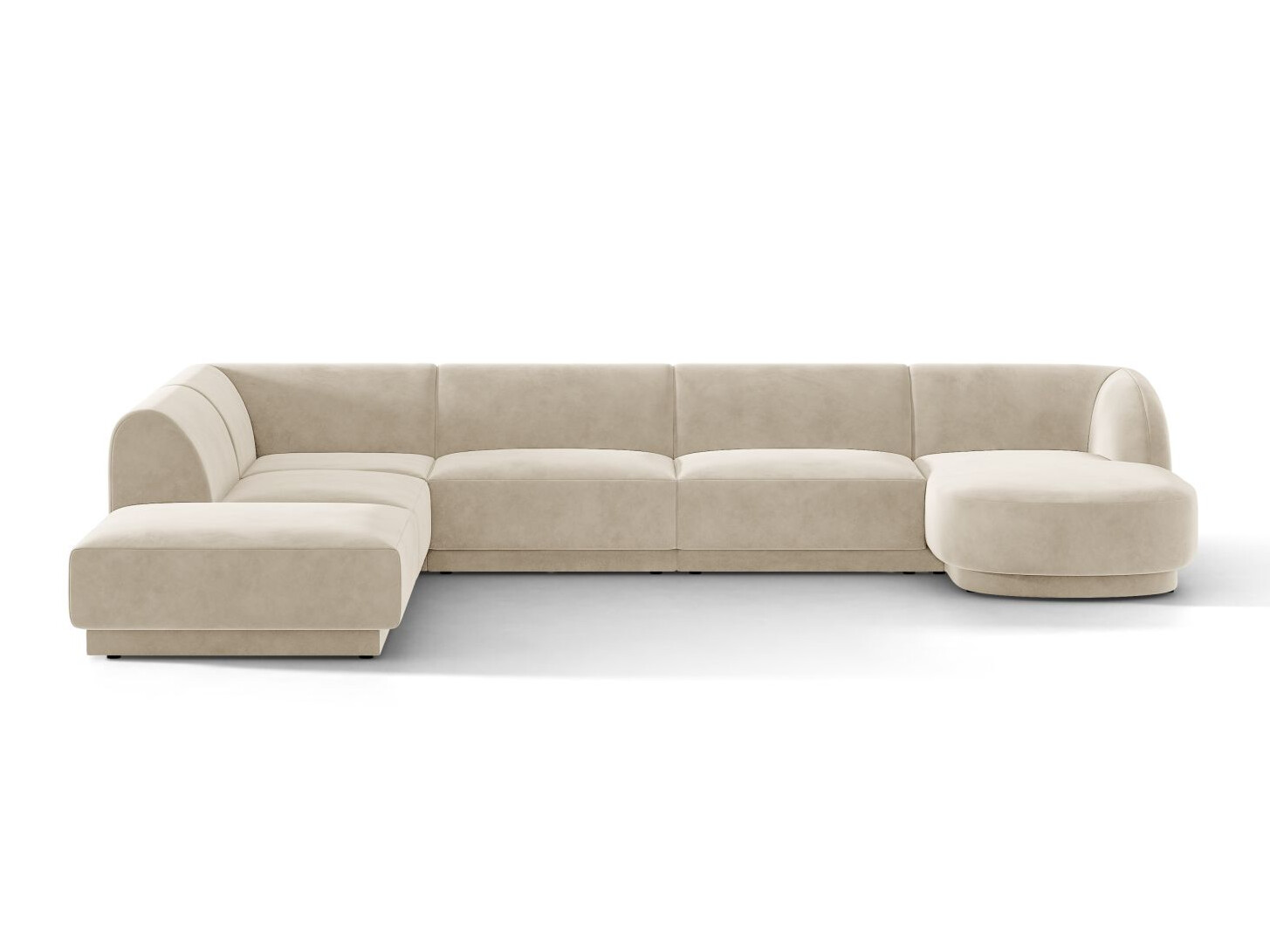 Модулен ъглов диван Tivlomi 107 (Bluvel 30)