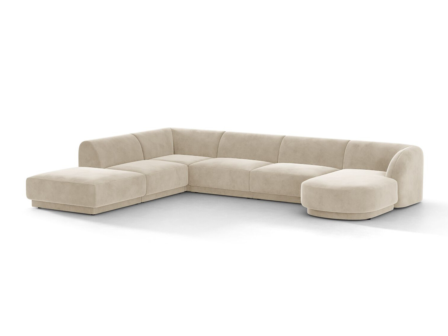 Модулен ъглов диван Tivlomi 107 (Bluvel 30)