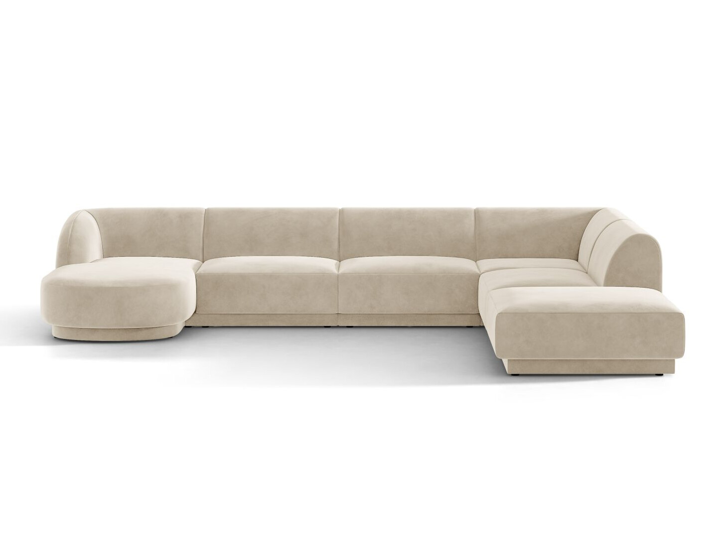 Модулен ъглов диван Tivlomi 107 (Bluvel 30)