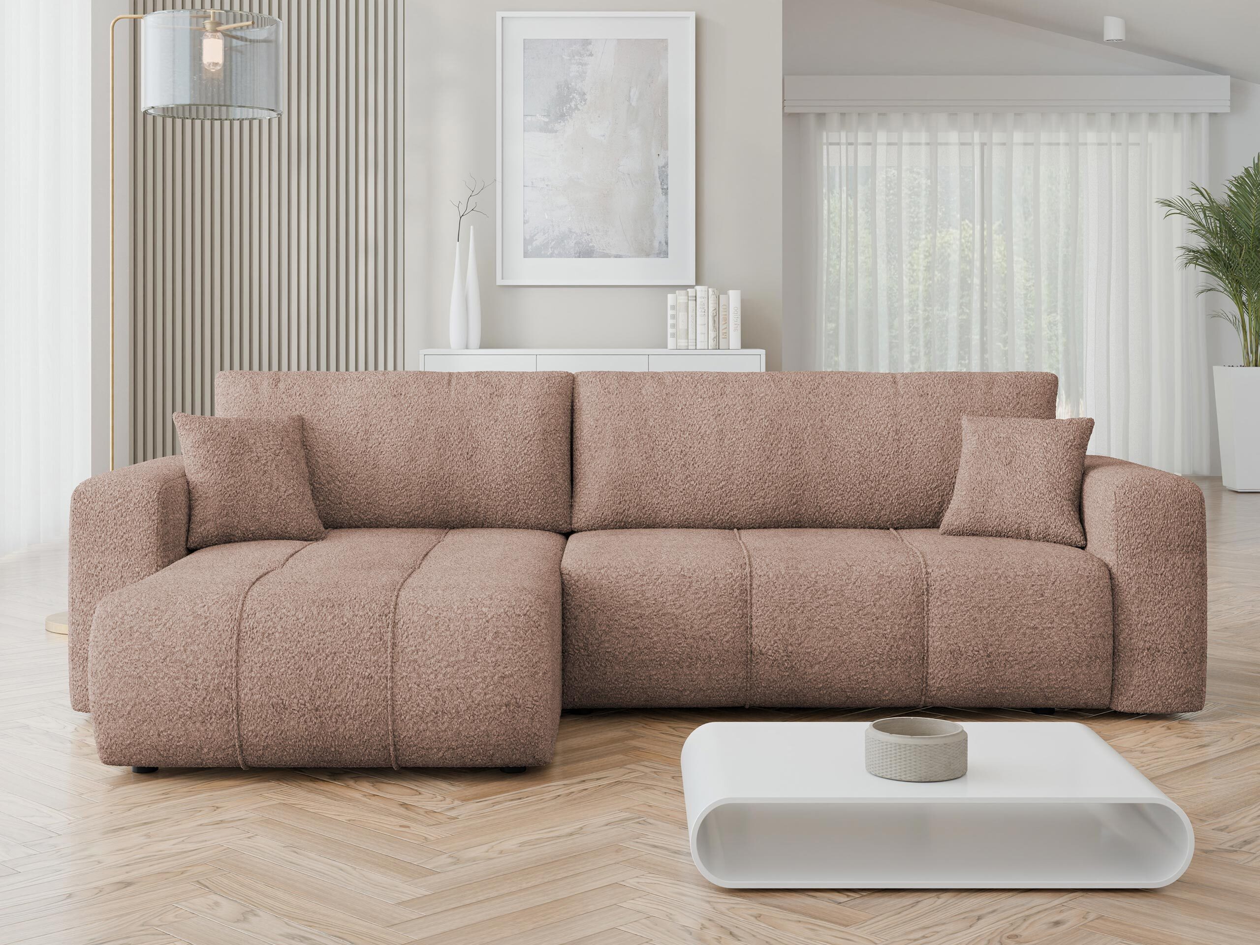 Ъглов диван Comfivo Laurus I (Coral 45)
