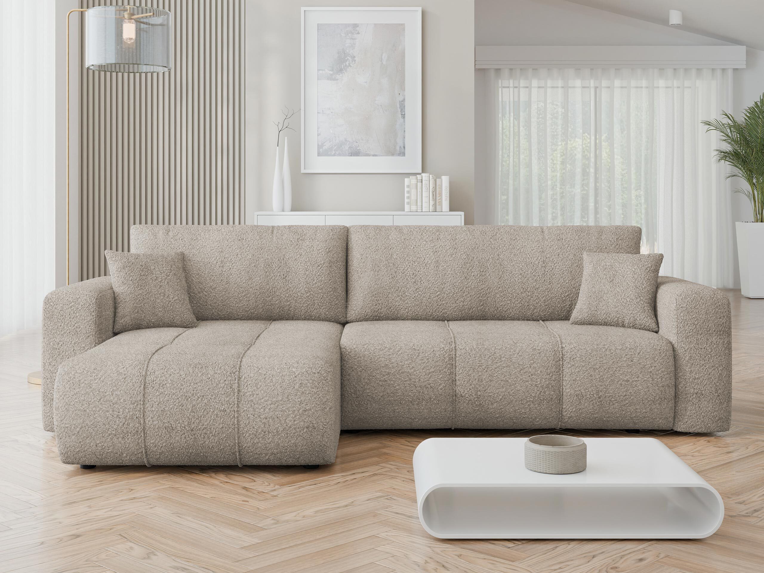 Ъглов диван Comfivo Laurus I (Coral 50)