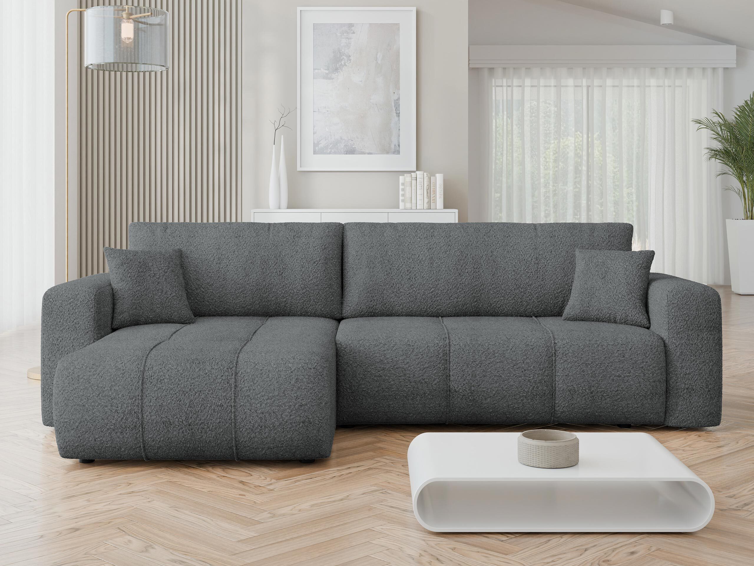 Ъглов диван Comfivo Laurus I (Coral 80)