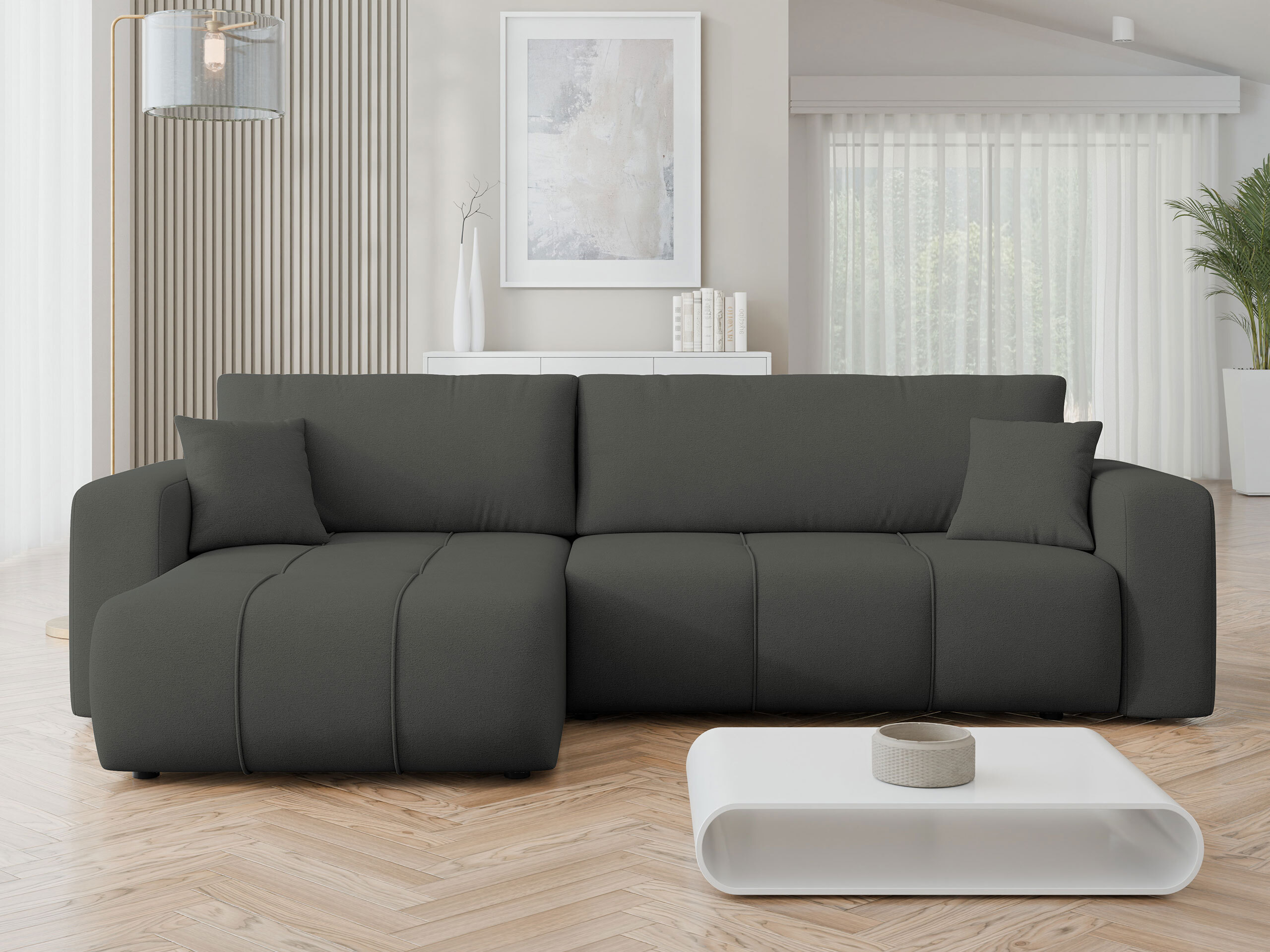 Ъглов диван Comfivo Laurus I (Velo 636)