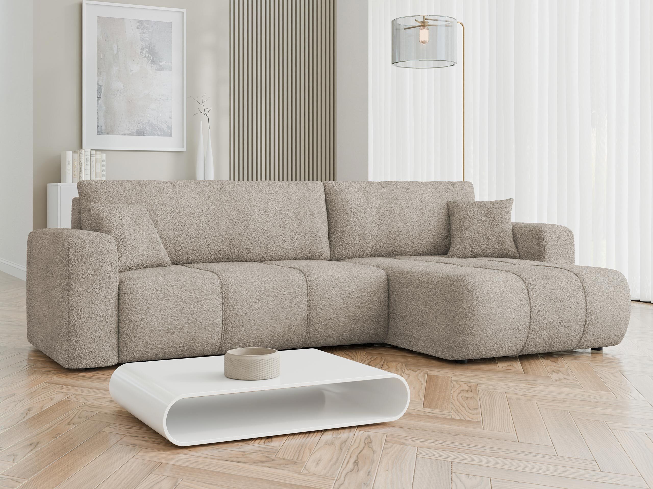 Ъглов диван Comfivo Laurus I (Coral 50)