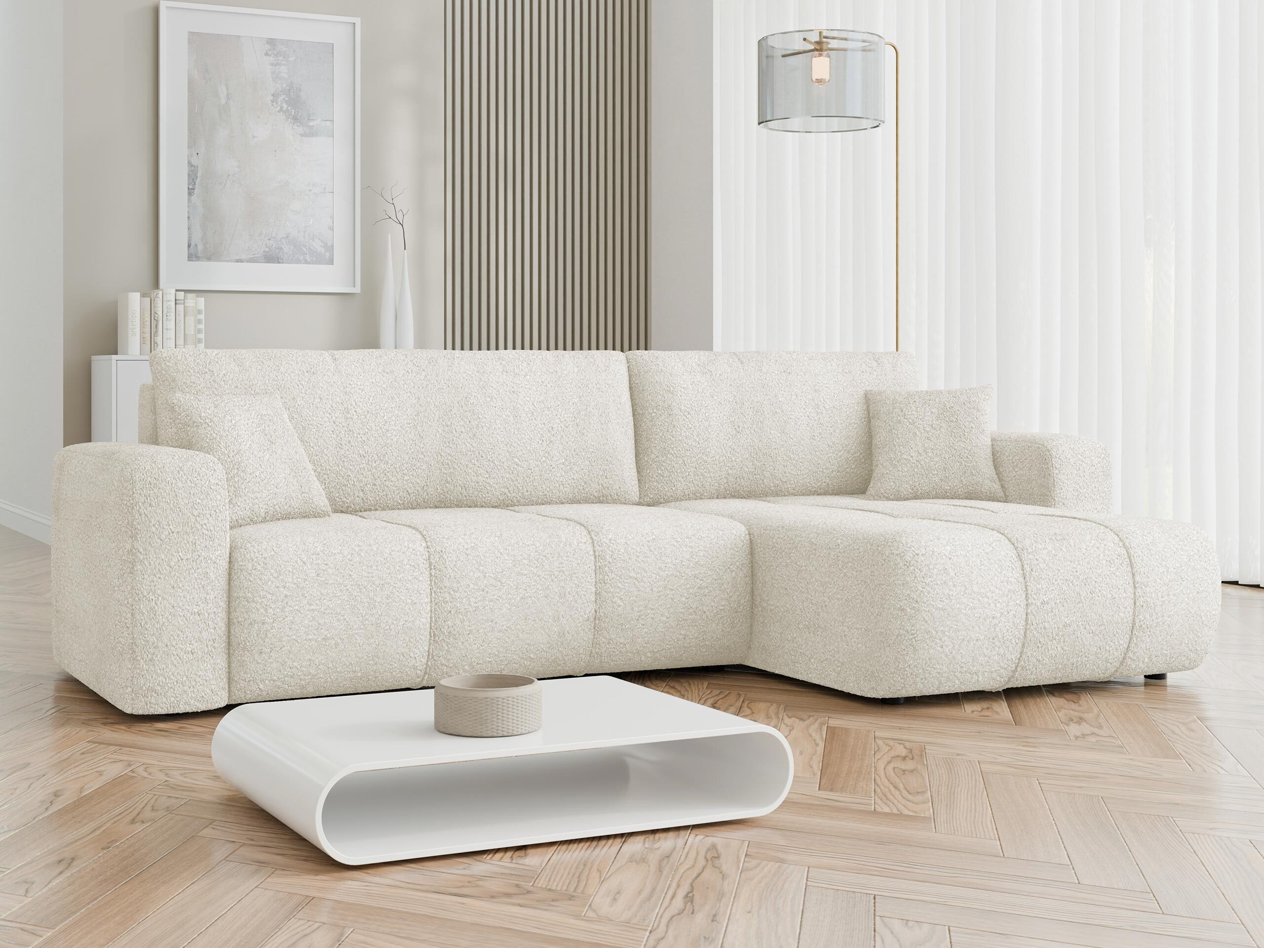Ъглов диван Comfivo Laurus I (Coral 65)