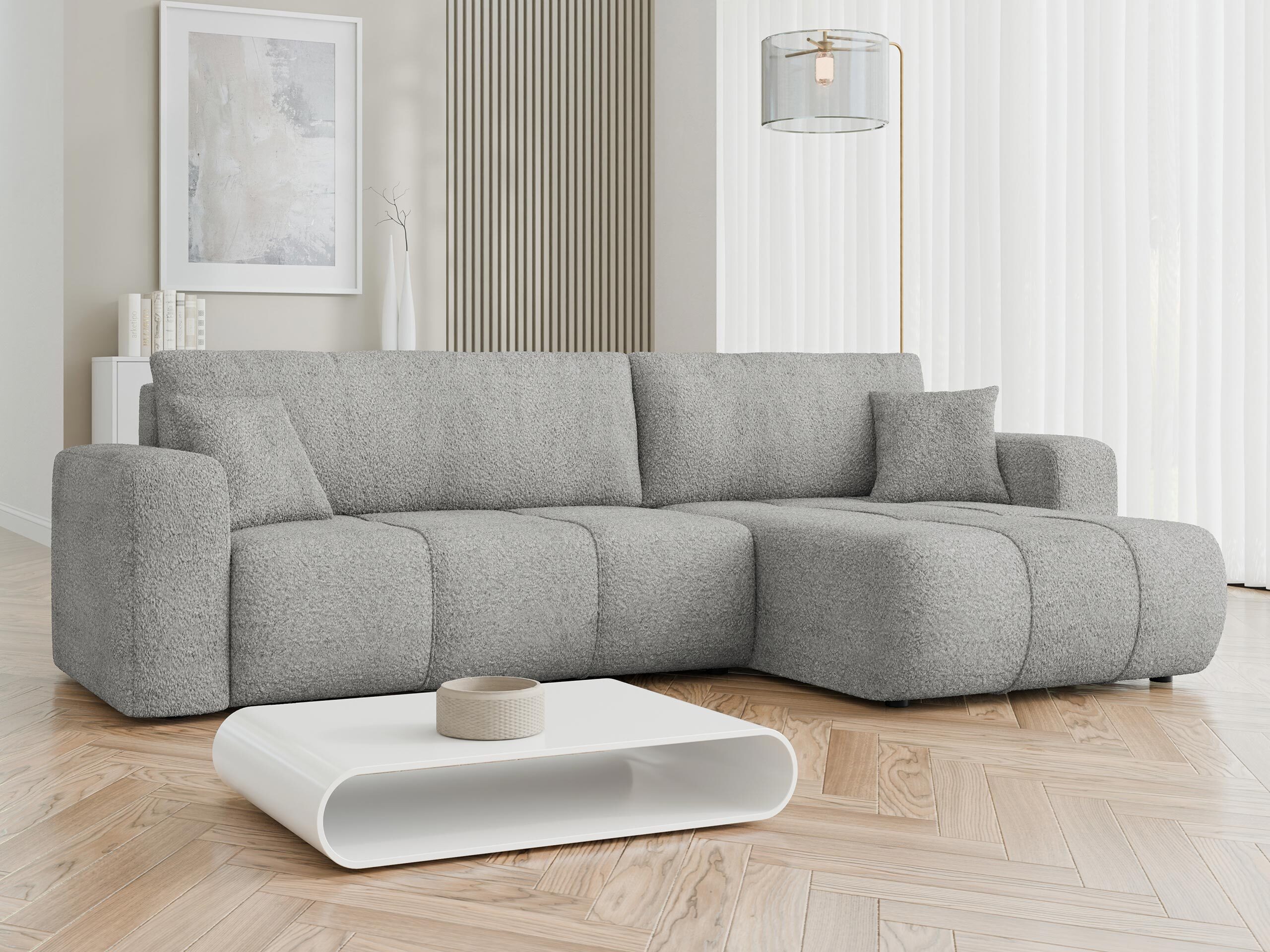 Ъглов диван Comfivo Laurus I (Coral 75)