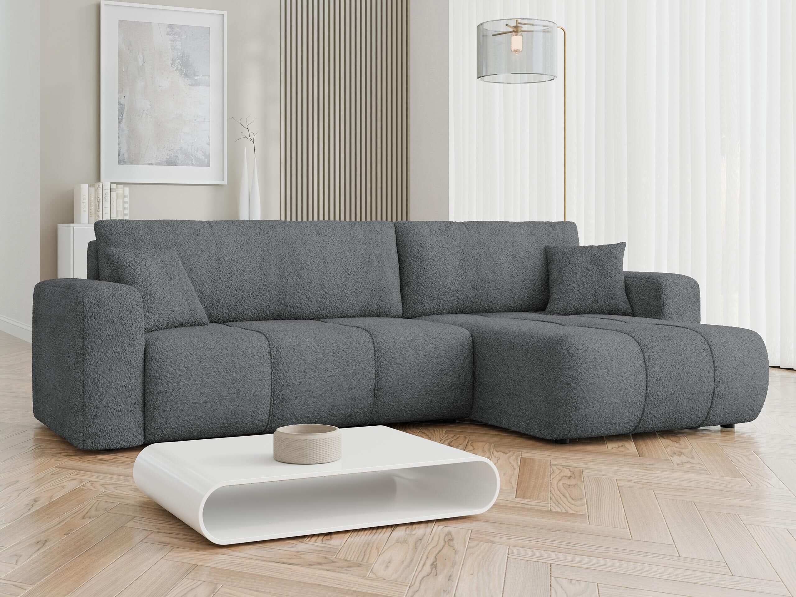 Ъглов диван Comfivo Laurus I (Coral 80)