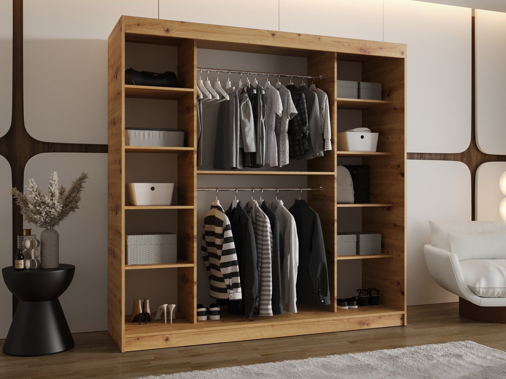 Гардероб Hartford 499 (Artisan дъб)